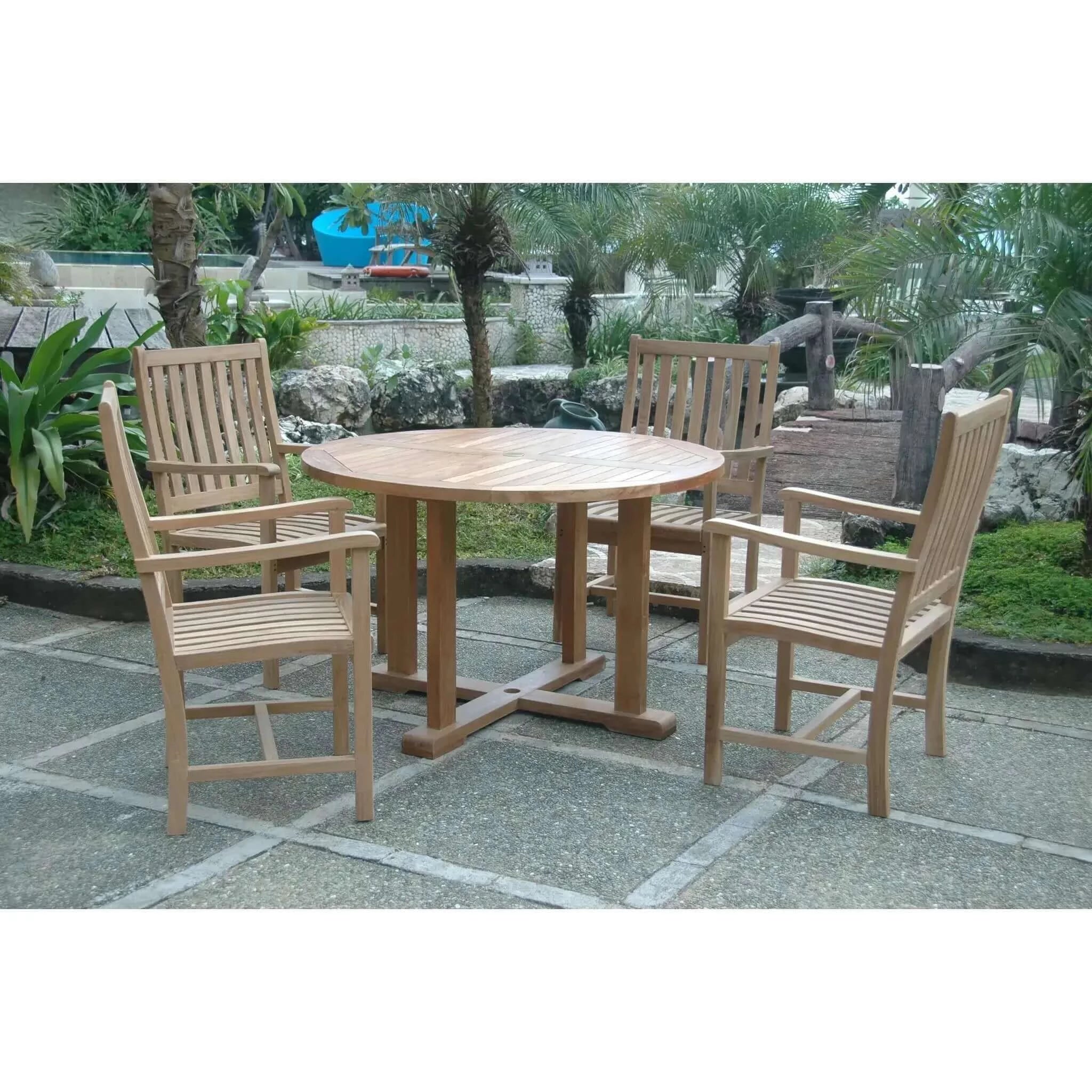 Anderson Teak Tosca Wilshere 5-Pieces Dining Set-16