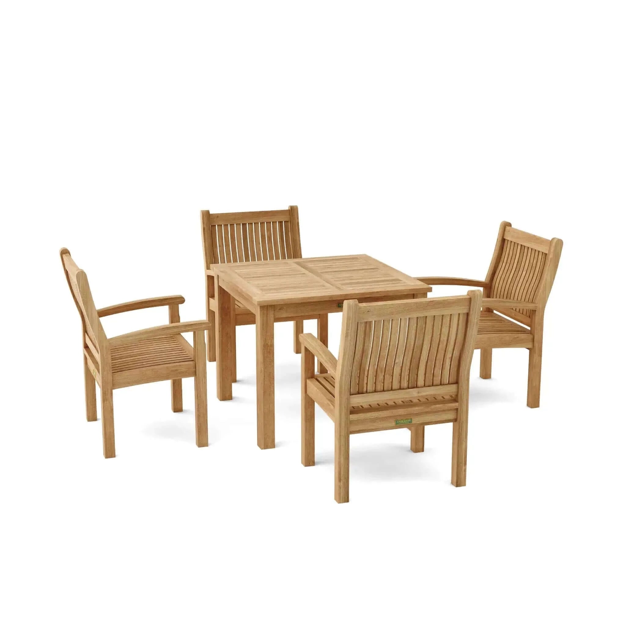 Anderson Teak Bahama Sahara 5-Pieces Bistro Table Set-2