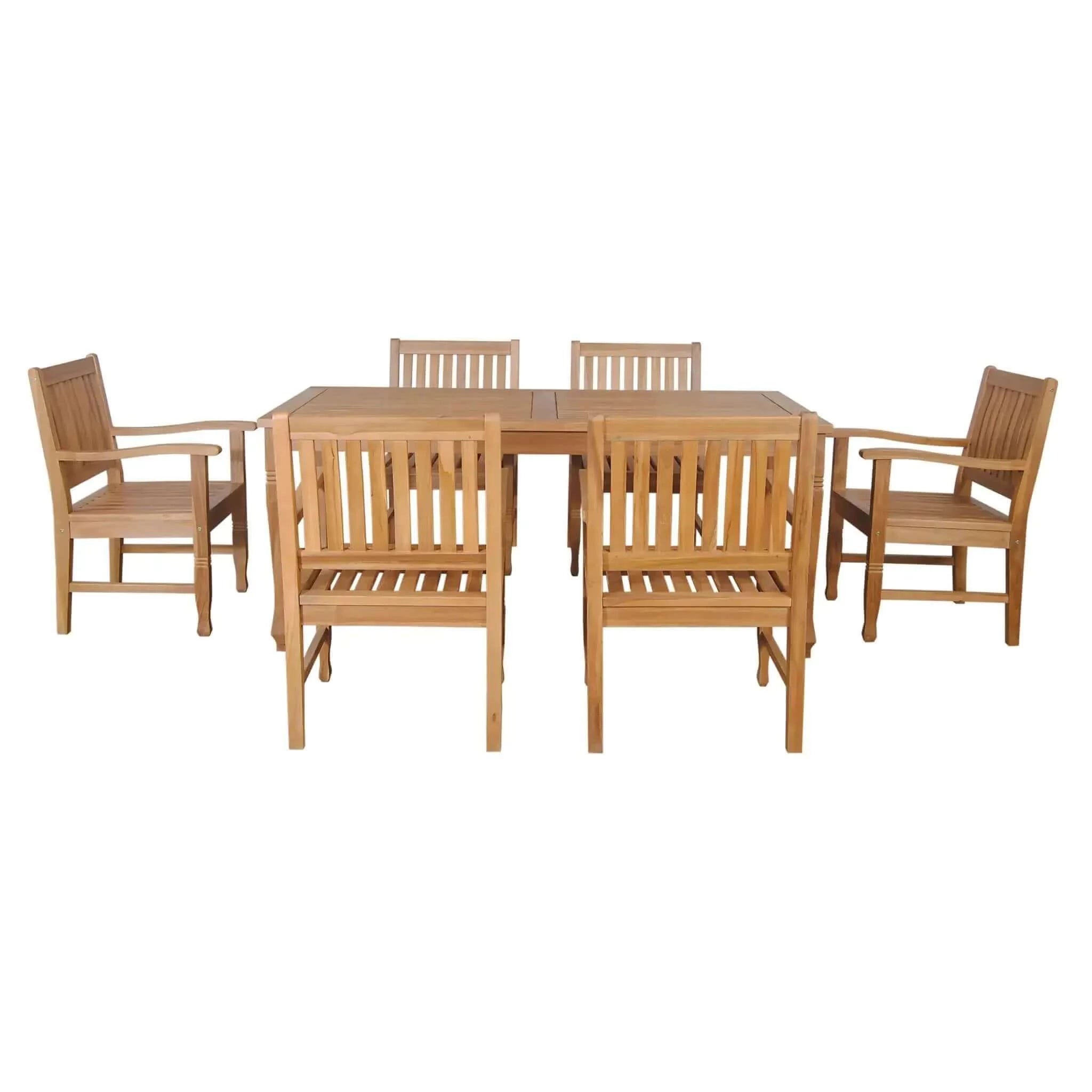 Anderson Teak Rockford 7-Pieces Dining Set-235