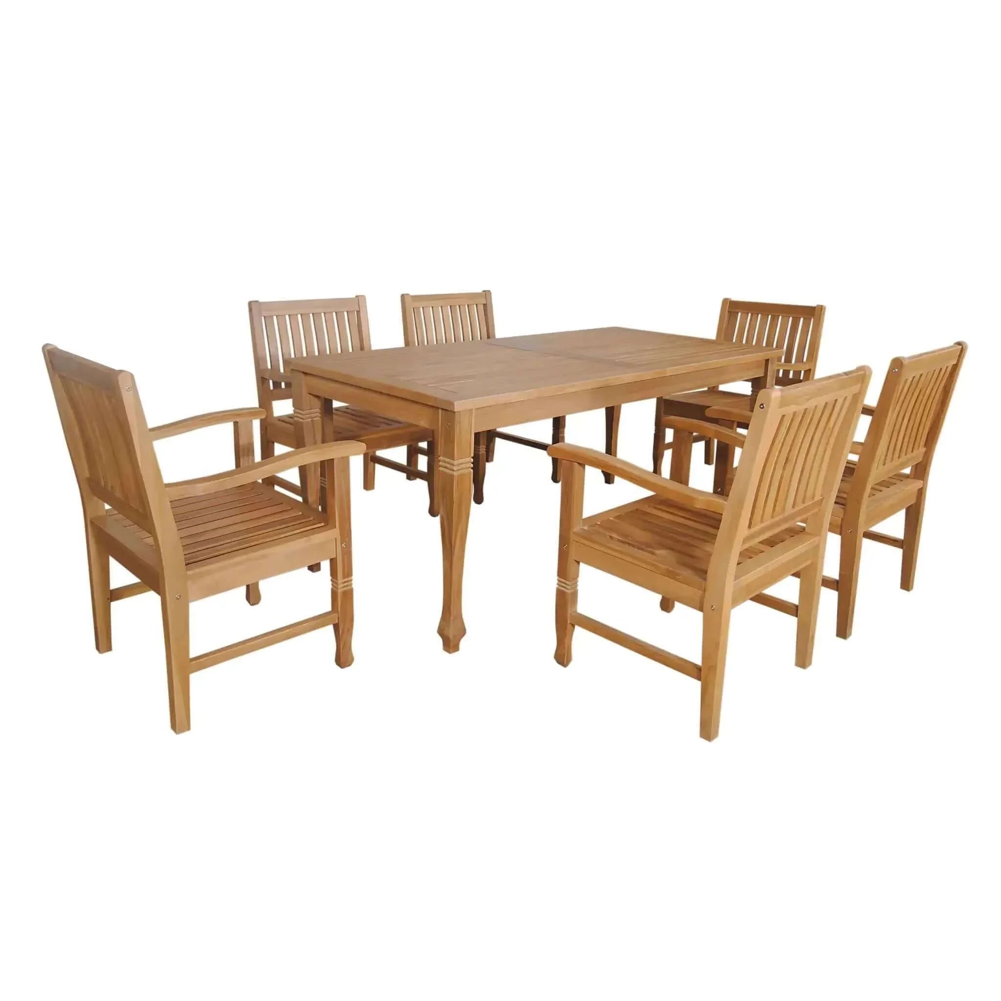 Anderson Teak Rockford 7-Pieces Dining Set-235