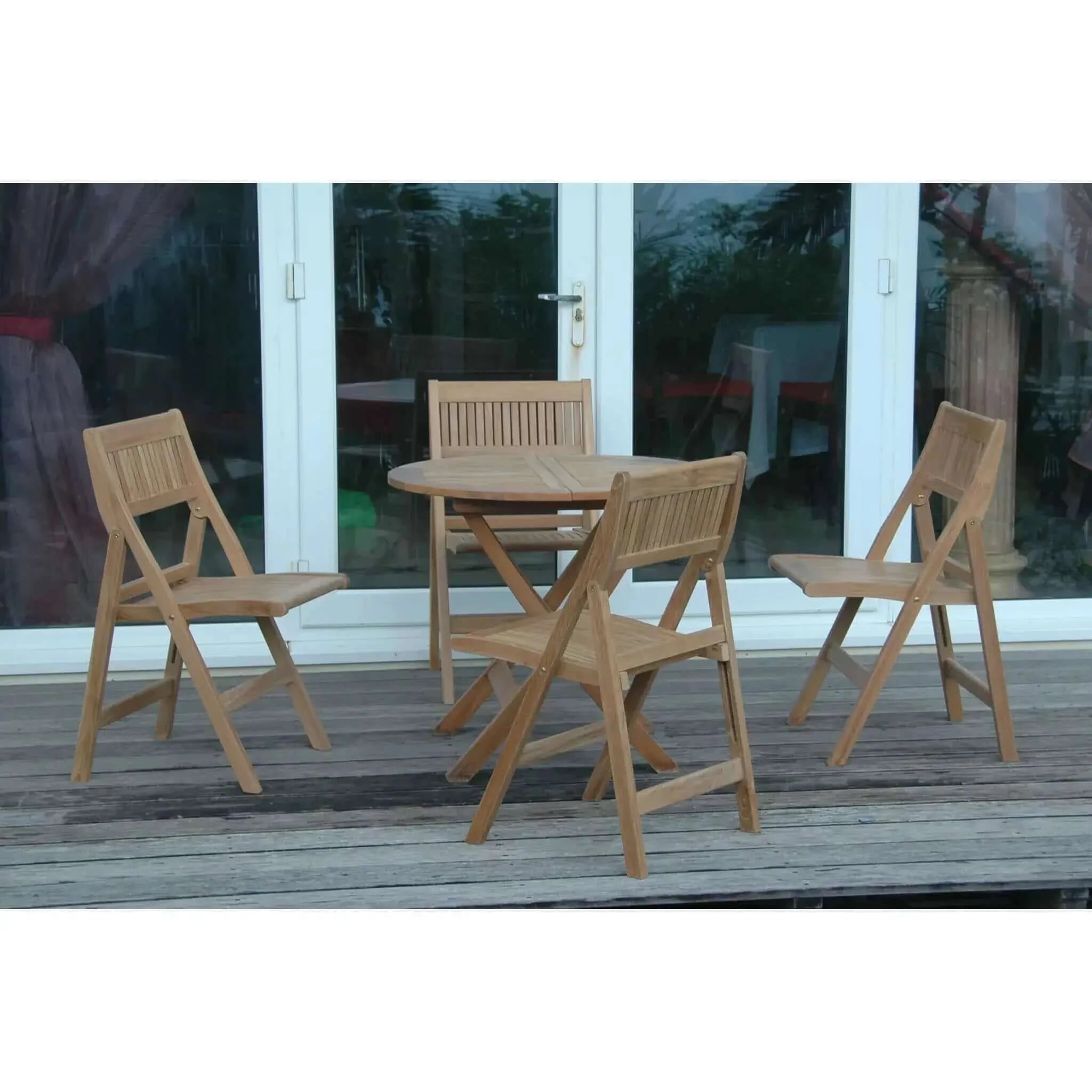 Anderson Teak Windsor 5-Pieces Round Bistro Set-24