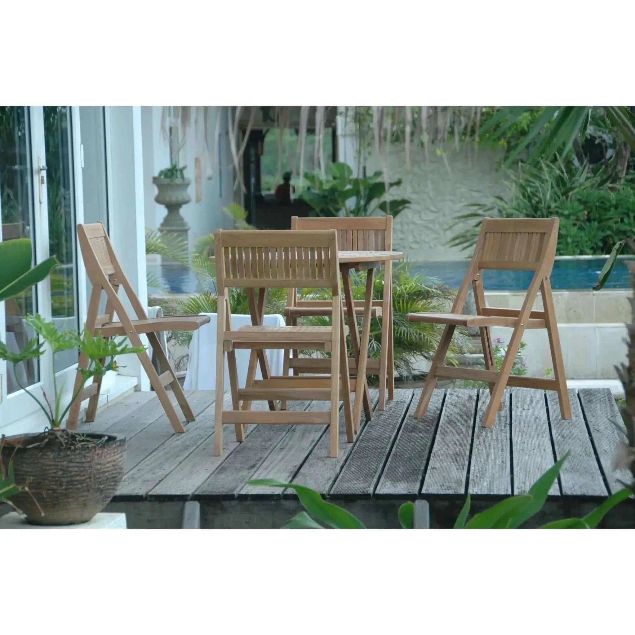 Anderson Teak Windsor 5-Pieces Round Bistro Set-24