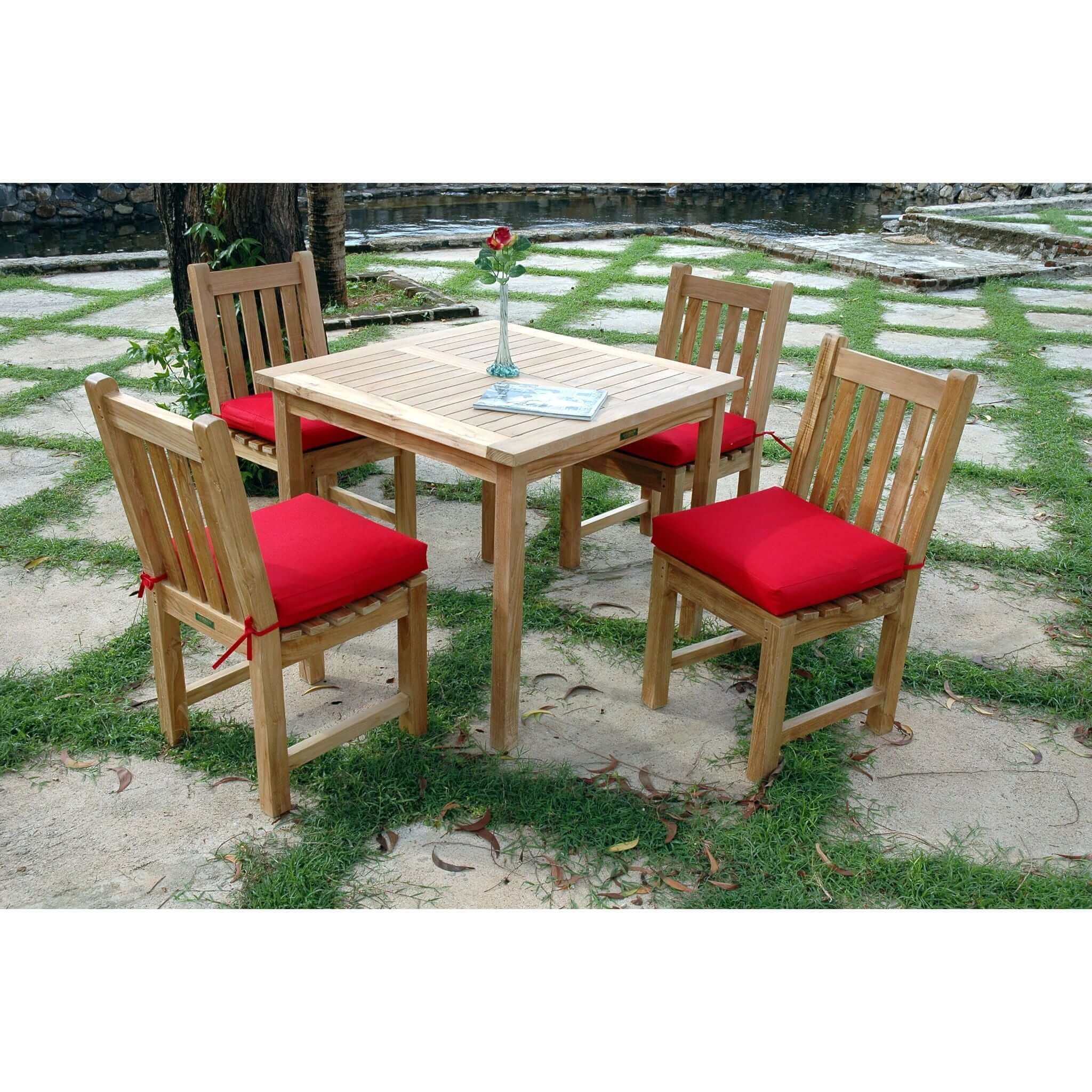 Anderson Teak Bahama Classic 5-pieces Dining Set-25