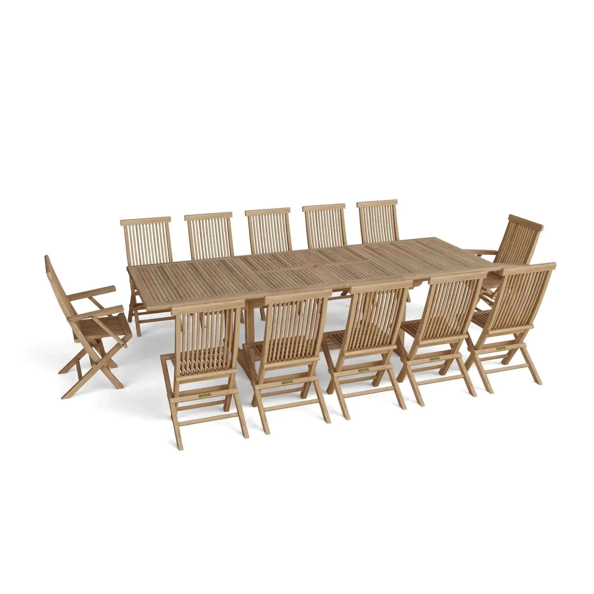 Anderson Teak Valencia Classic 13-Pieces Dining Set-32A