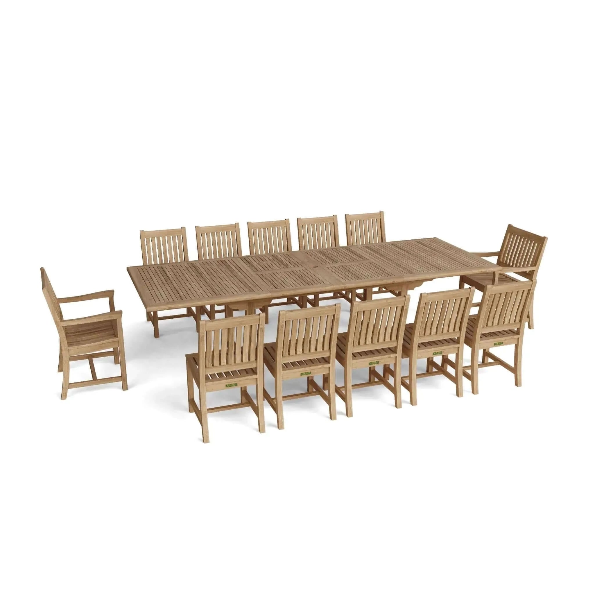 Anderson Teak Valencia Rialto 13-Pieces Dining Set-33A