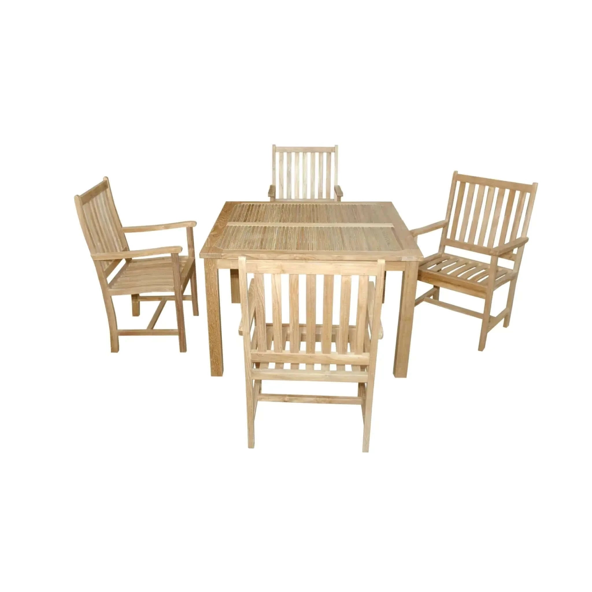 Anderson Teak Windsor Wilshire 5-Pieces Dining Set-61