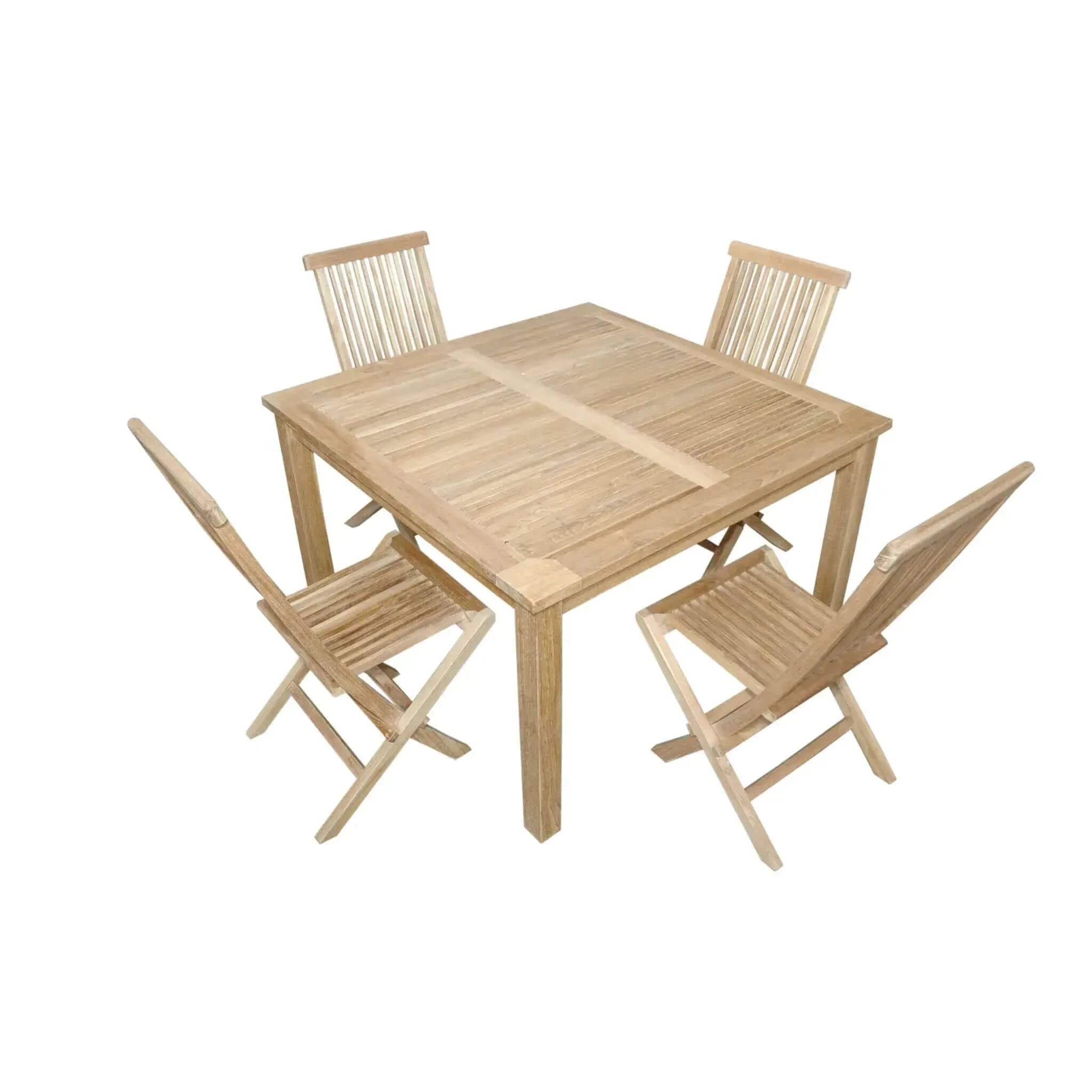 Anderson Teak Windsor Classic 5-Pieces Folding Dining Chair Set-62