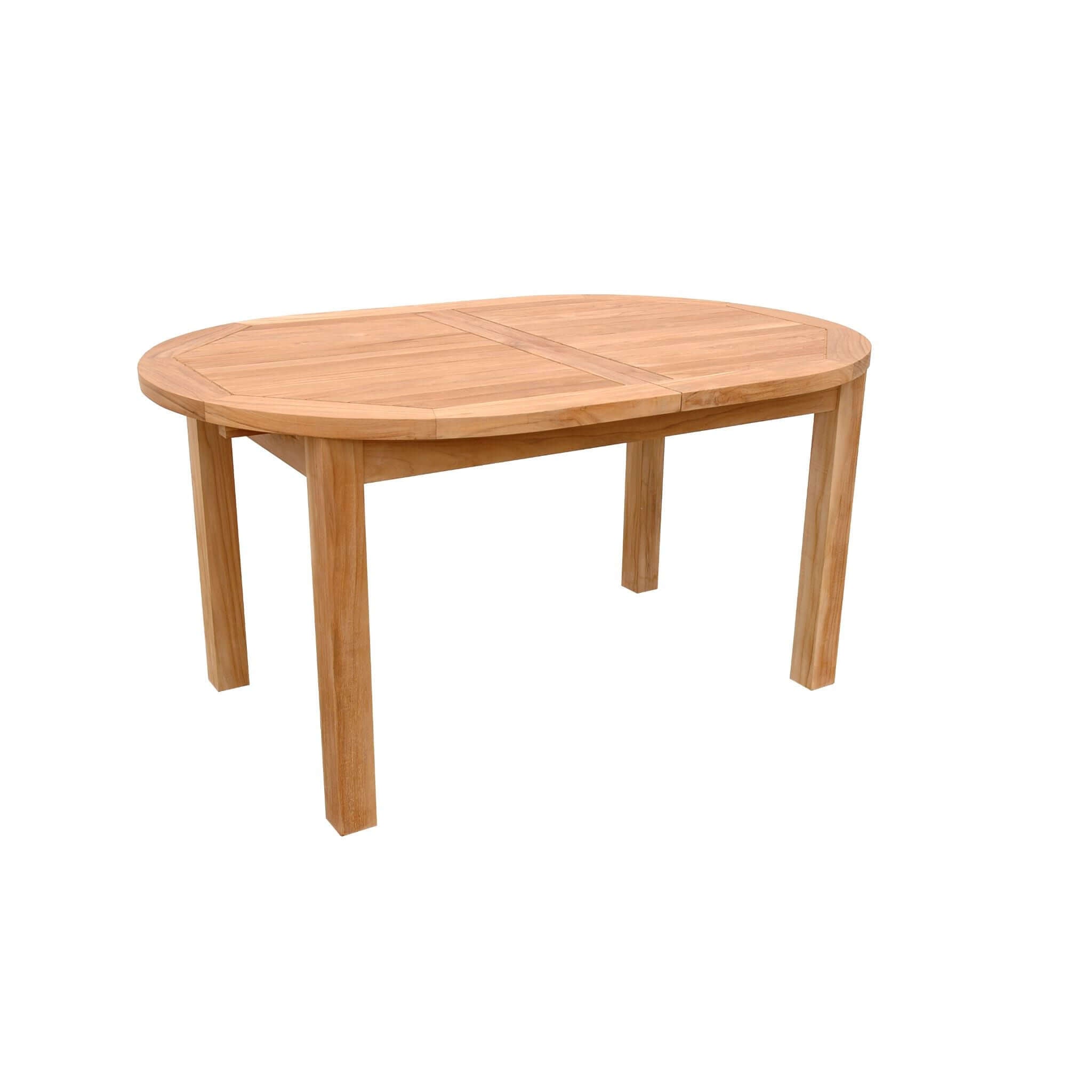 Anderson Teak Bahama Oval Extension Table Extra Thick Wood TBX-071VT