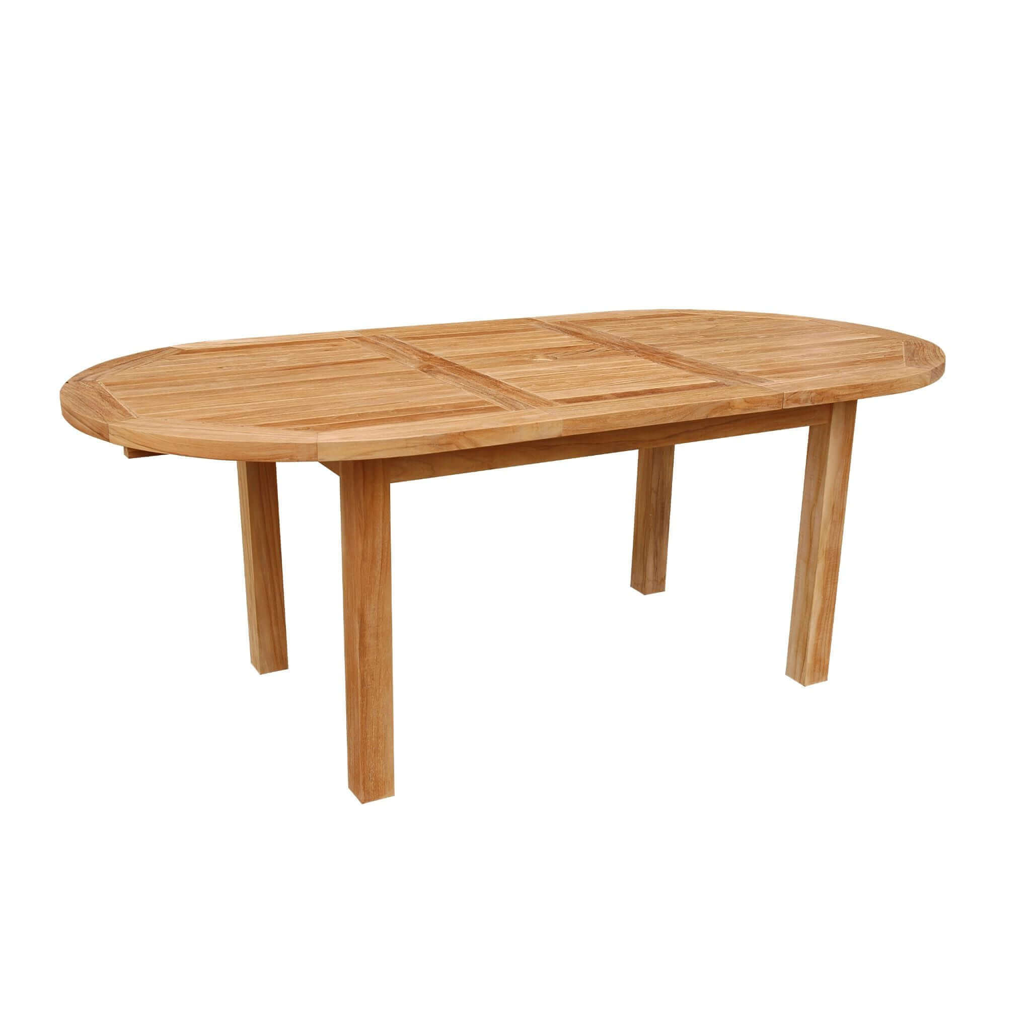 Anderson Teak Bahama Oval Extension Table Extra Thick Wood TBX-071VT