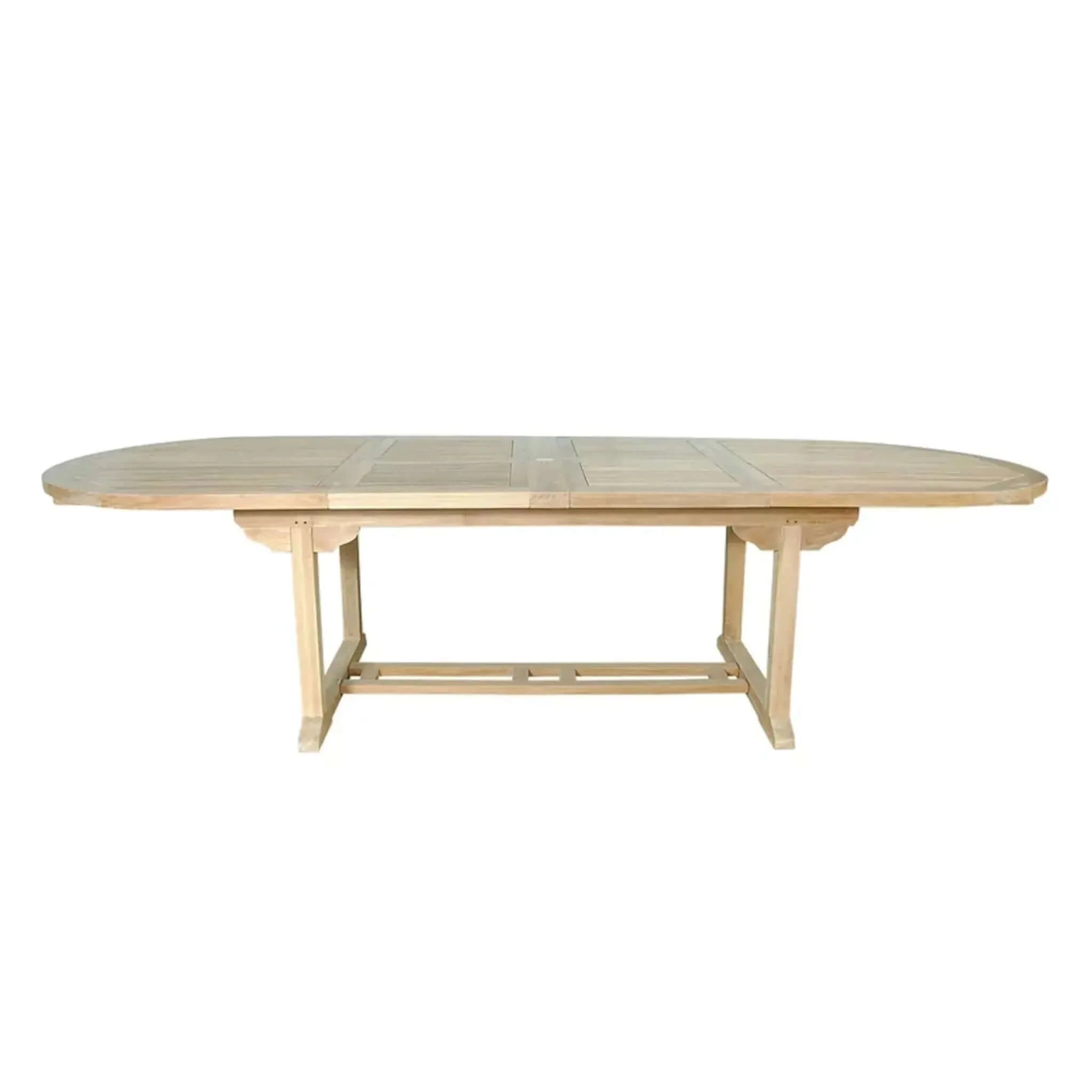 Anderson Teak Bahama 117" Oval Extension Table W/ Double Extensions TBX-117VD