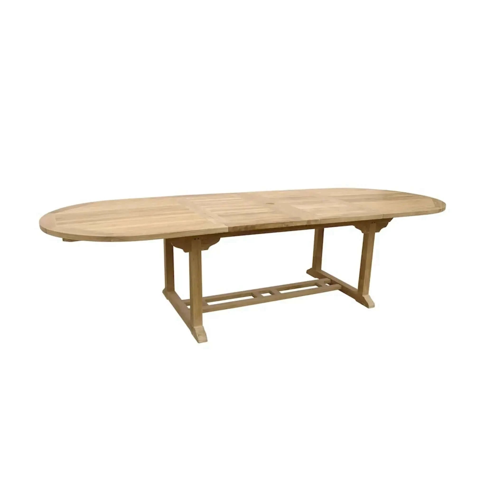 Anderson Teak Bahama 117" Oval Extension Table W/ Double Extensions TBX-117VD