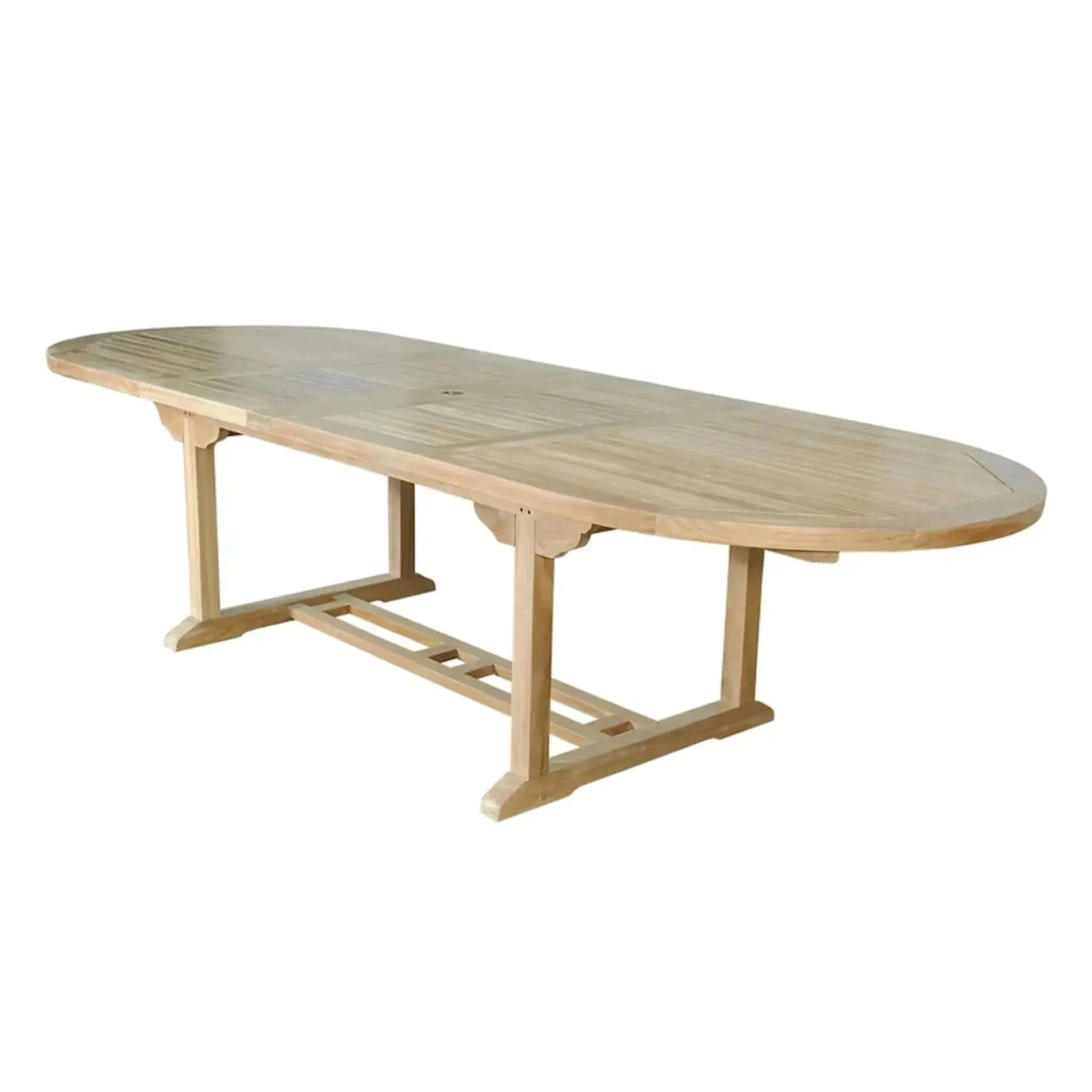 Anderson Teak Bahama 117" Oval Extension Table W/ Double Extensions TBX-117VD