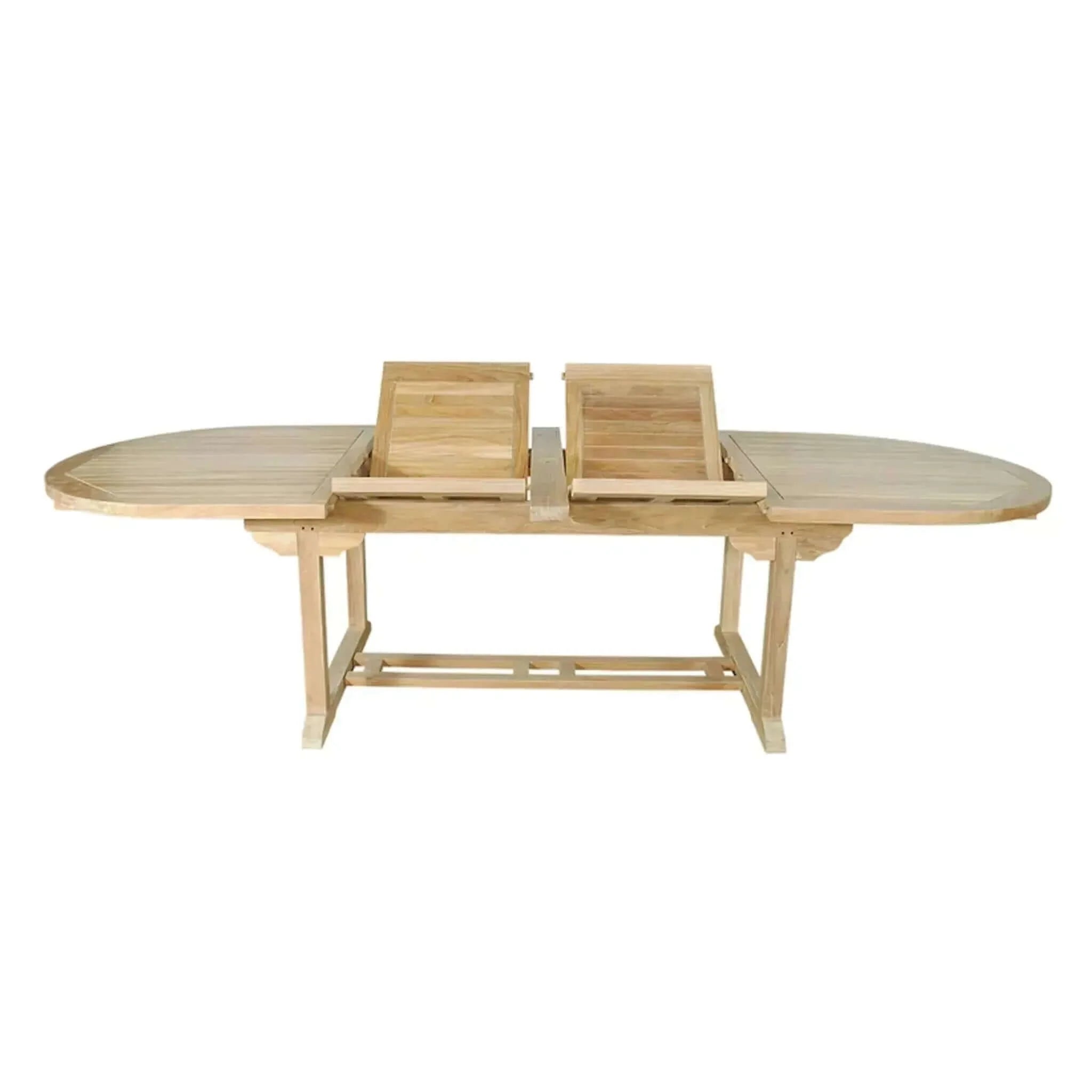 Anderson Teak Bahama 117" Oval Extension Table W/ Double Extensions TBX-117VD