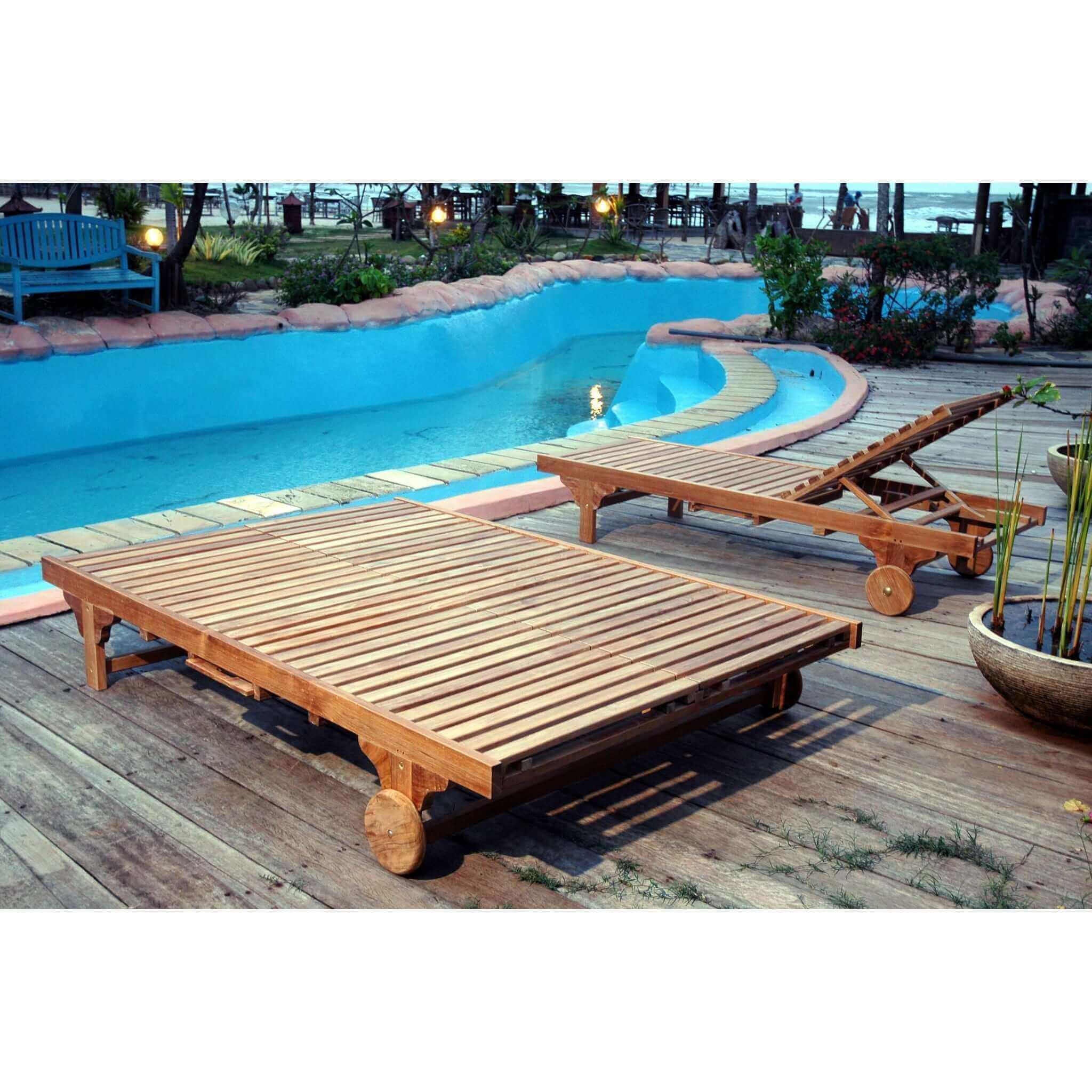 Anderson Teak Bel-Air Double Sun Lounger Double Back SL-282