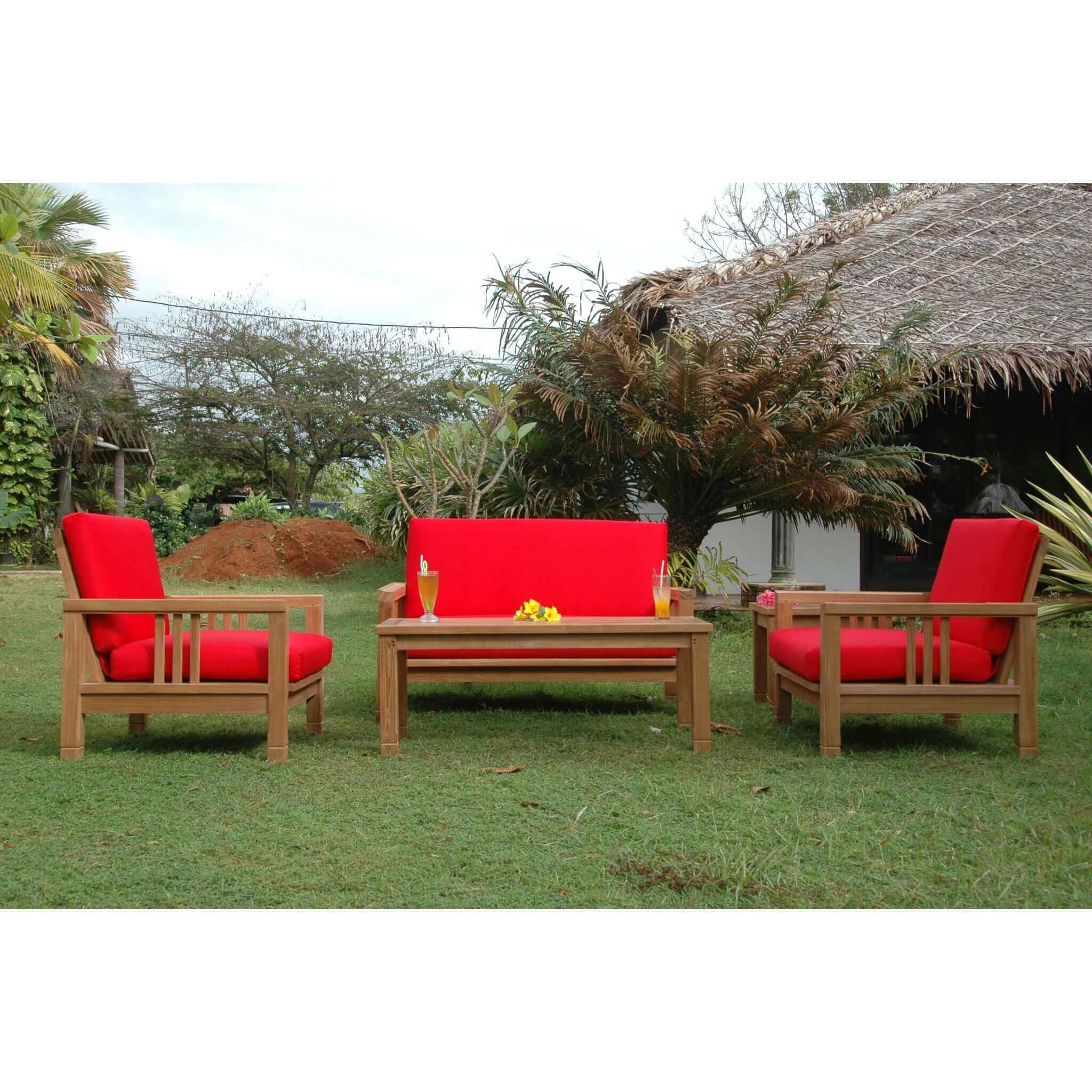 Anderson Teak SouthBay Deep Seating 5-Pieces Conversation SET-251