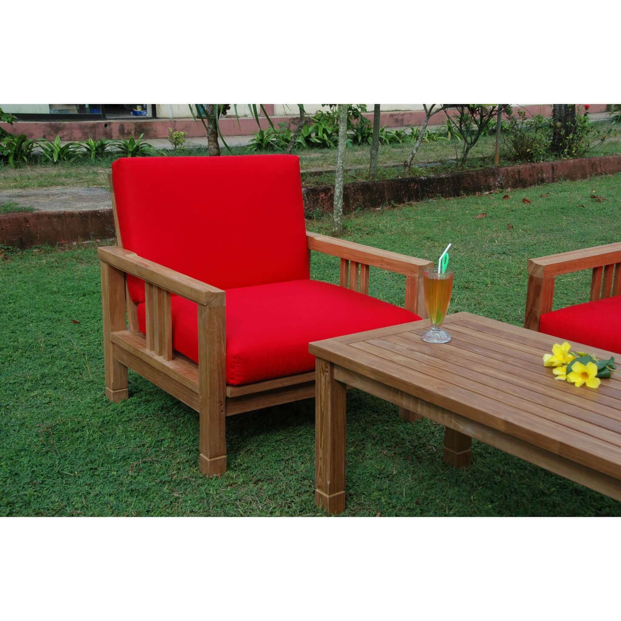 Anderson Teak SouthBay Deep Seating 5-Pieces Conversation SET-251