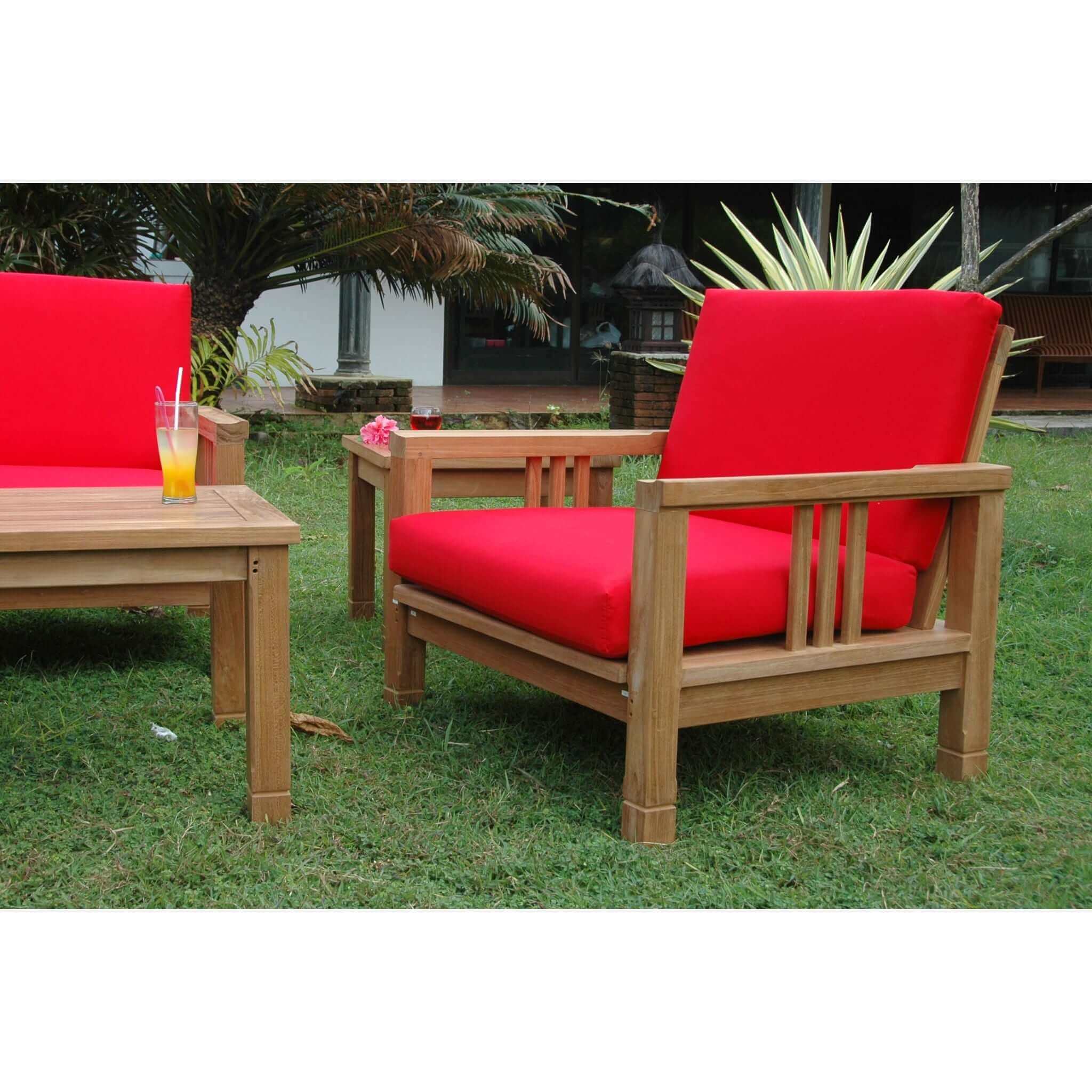 Anderson Teak SouthBay Deep Seating 5-Pieces Conversation SET-251