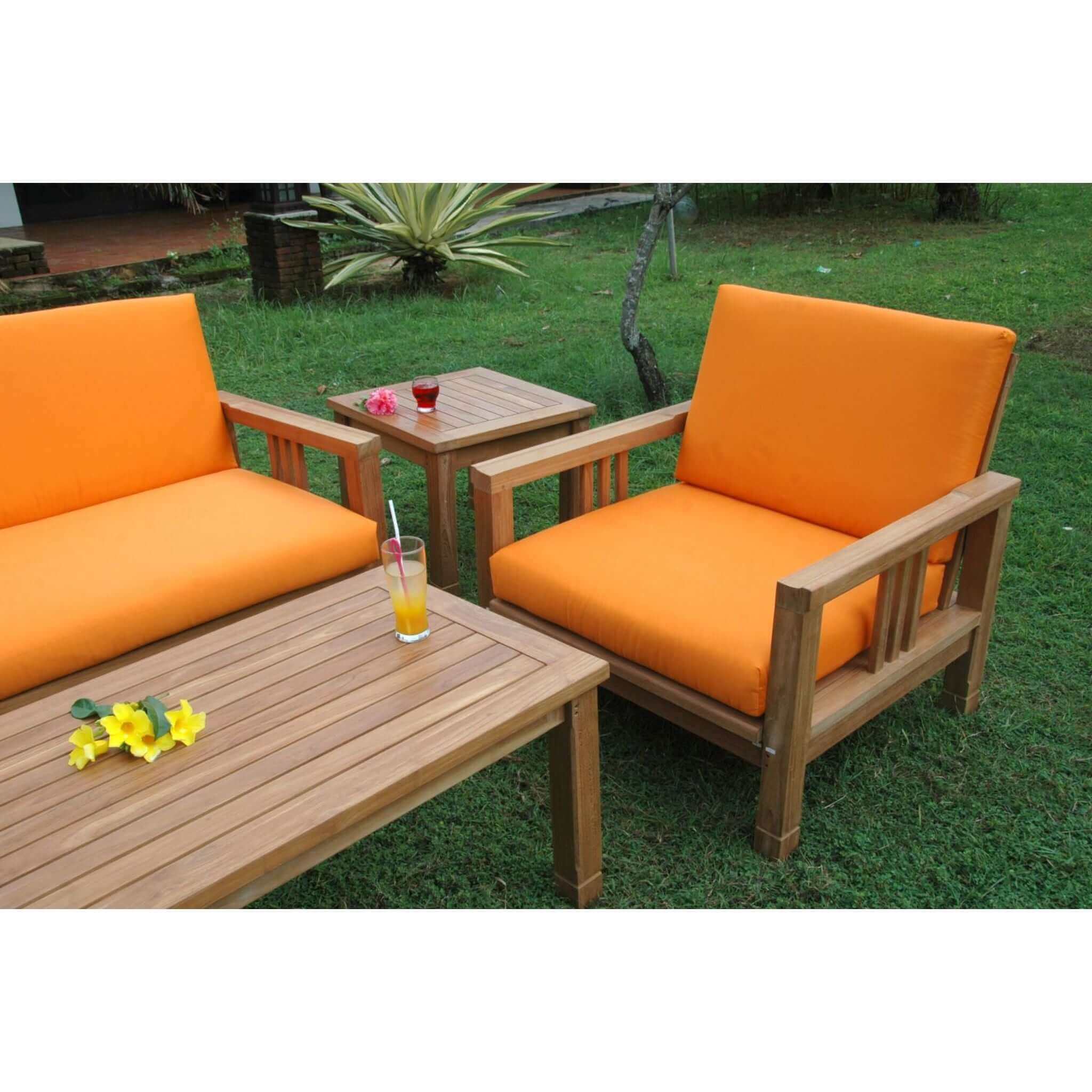 Anderson Teak SouthBay Deep Seating 5-Pieces Conversation SET-252