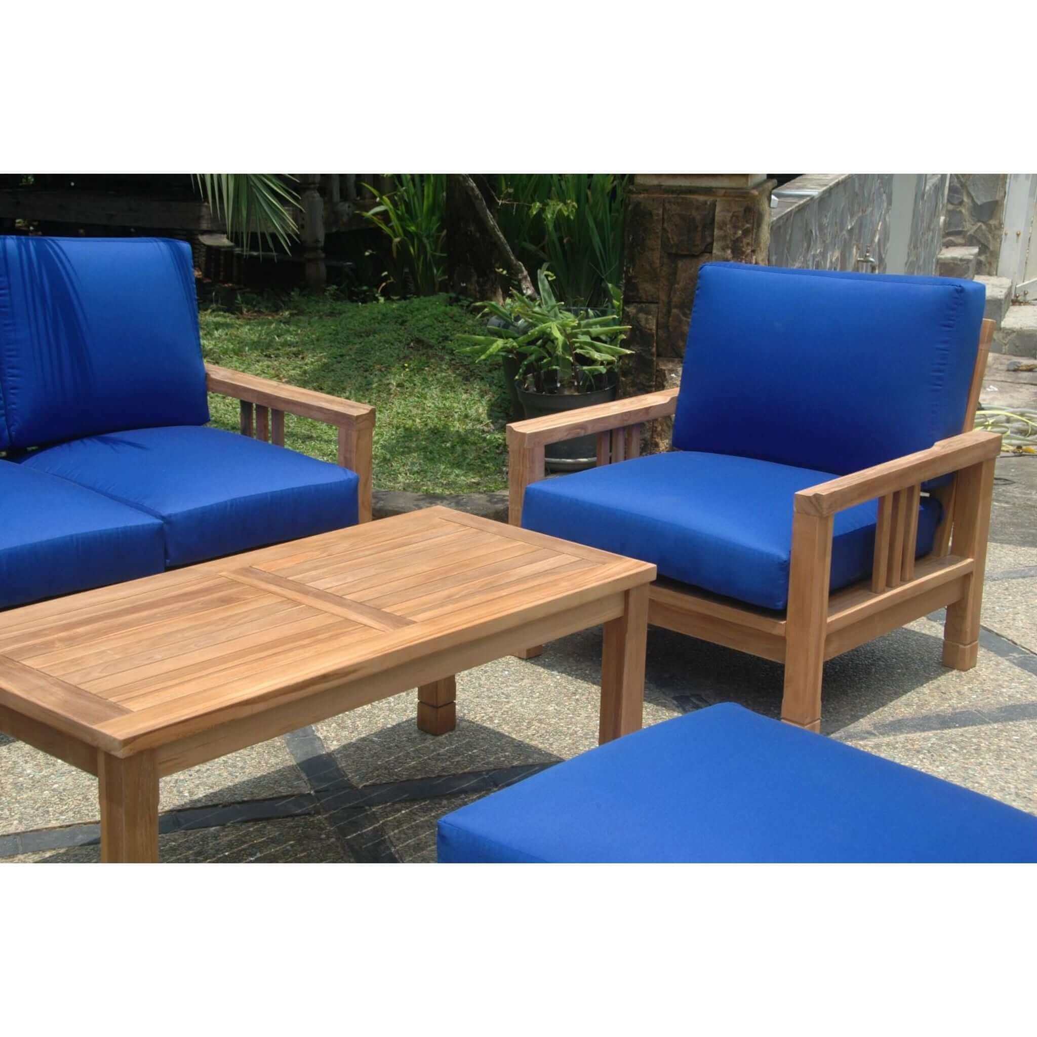 Anderson Teak SouthBay Deep Seating 6-Pieces Conversation Set A SET-253