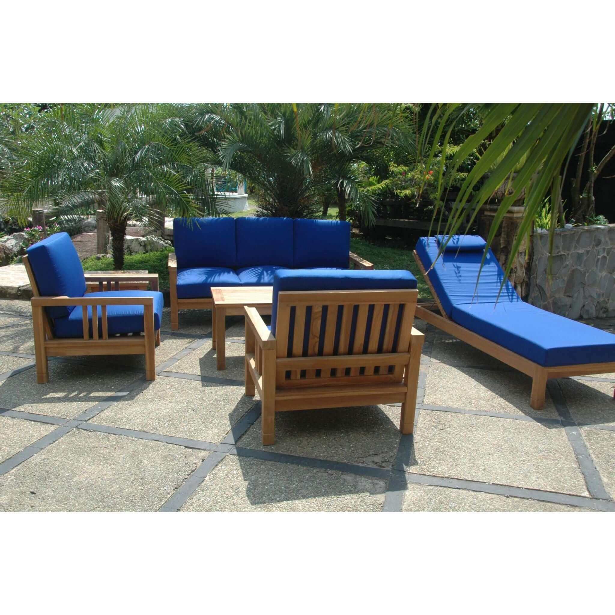 Anderson Teak SouthBay Deep Seating 6-Pieces Conversation SET-254