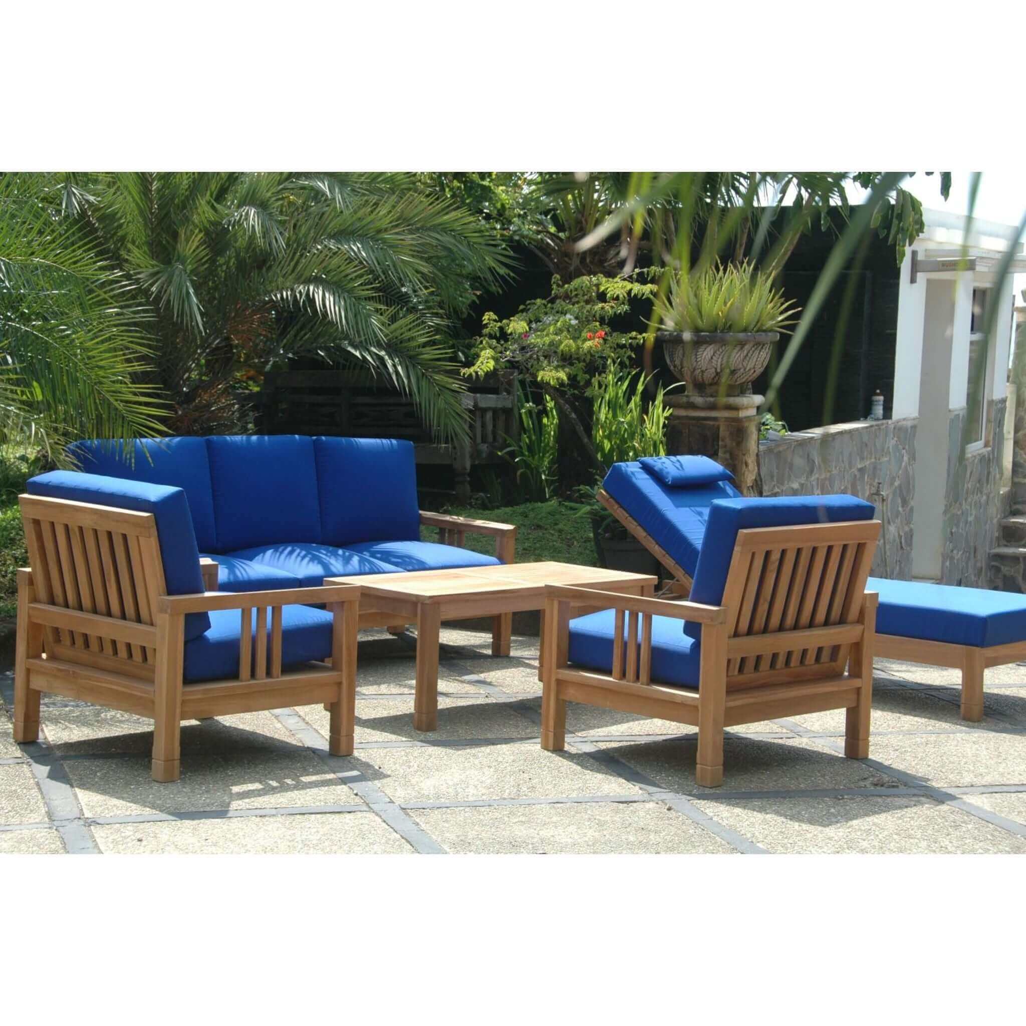 Anderson Teak SouthBay Deep Seating 6-Pieces Conversation SET-254