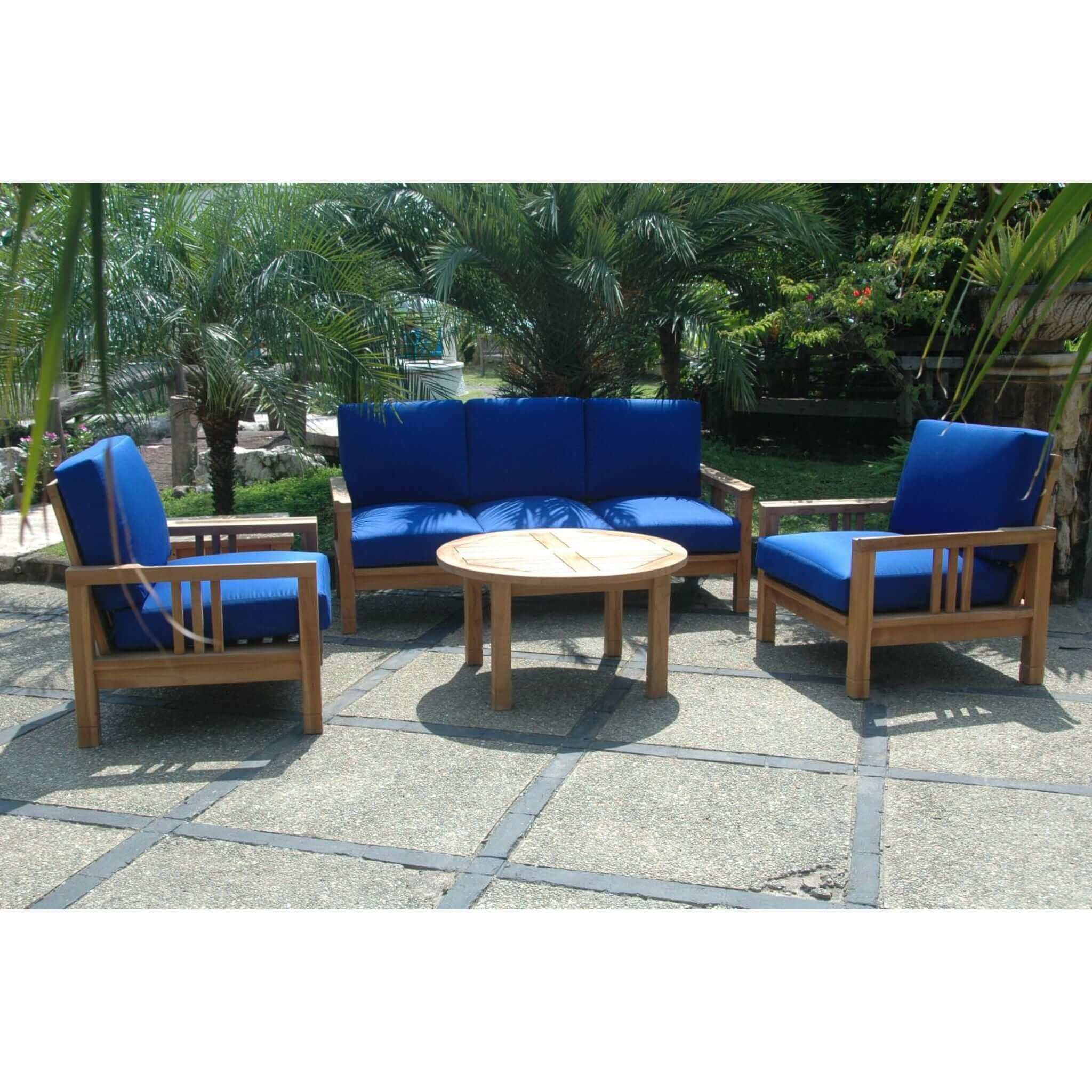 Anderson Teak SouthBay Deep Seating 5-Pieces Conversation SET-251