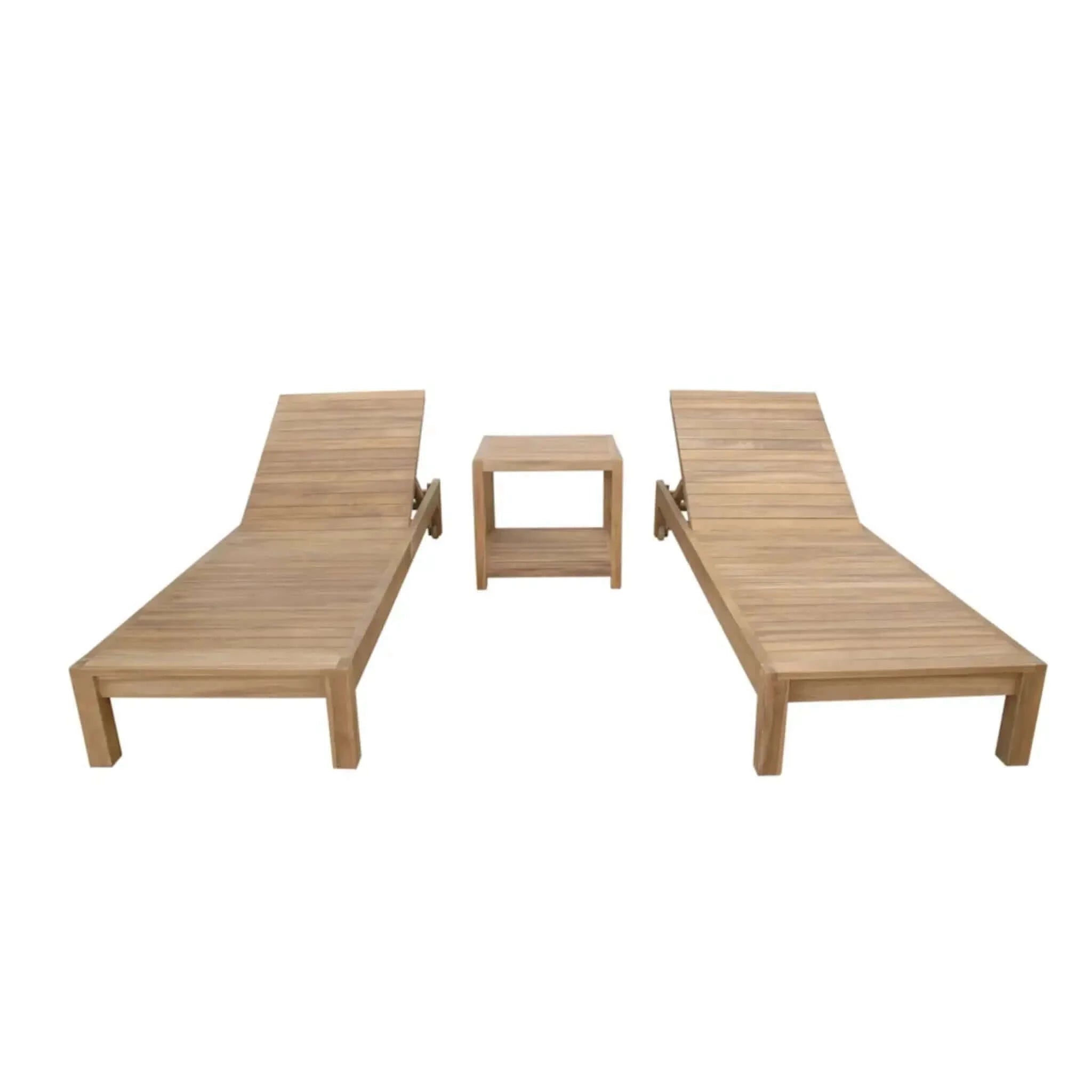 Anderson Teak South Bay Glenmore 3-Pieces Lounger SET-276