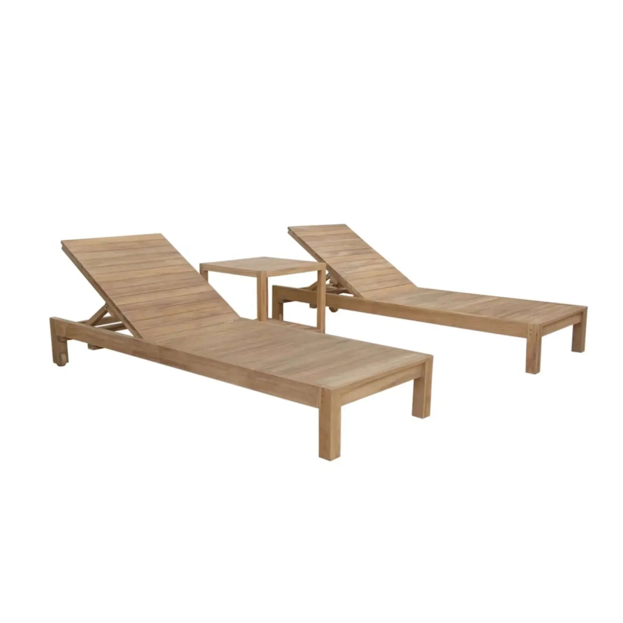 Anderson Teak South Bay Glenmore 3-Pieces Lounger SET-276