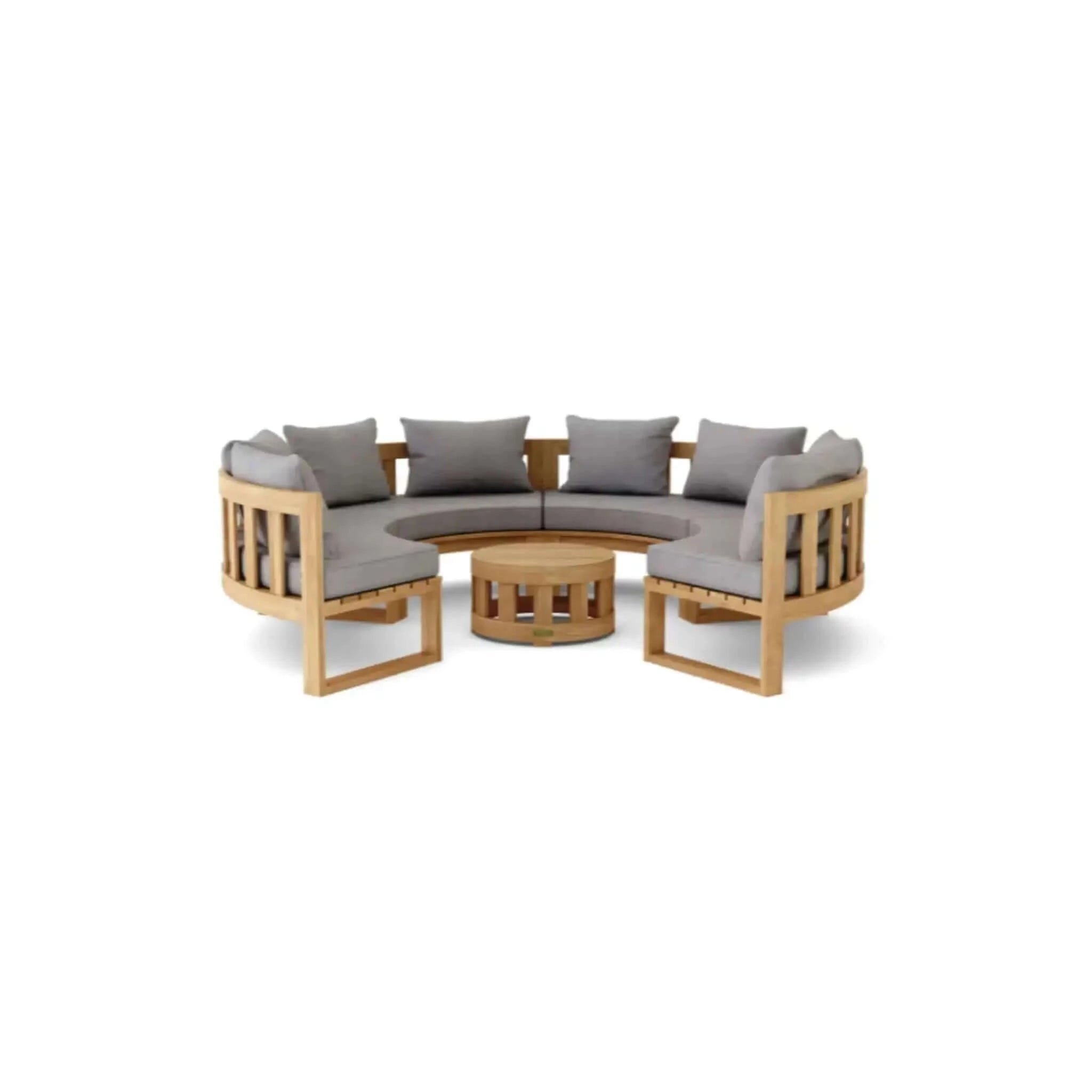 Anderson Teak Circular Modular Deep Seating Set 810