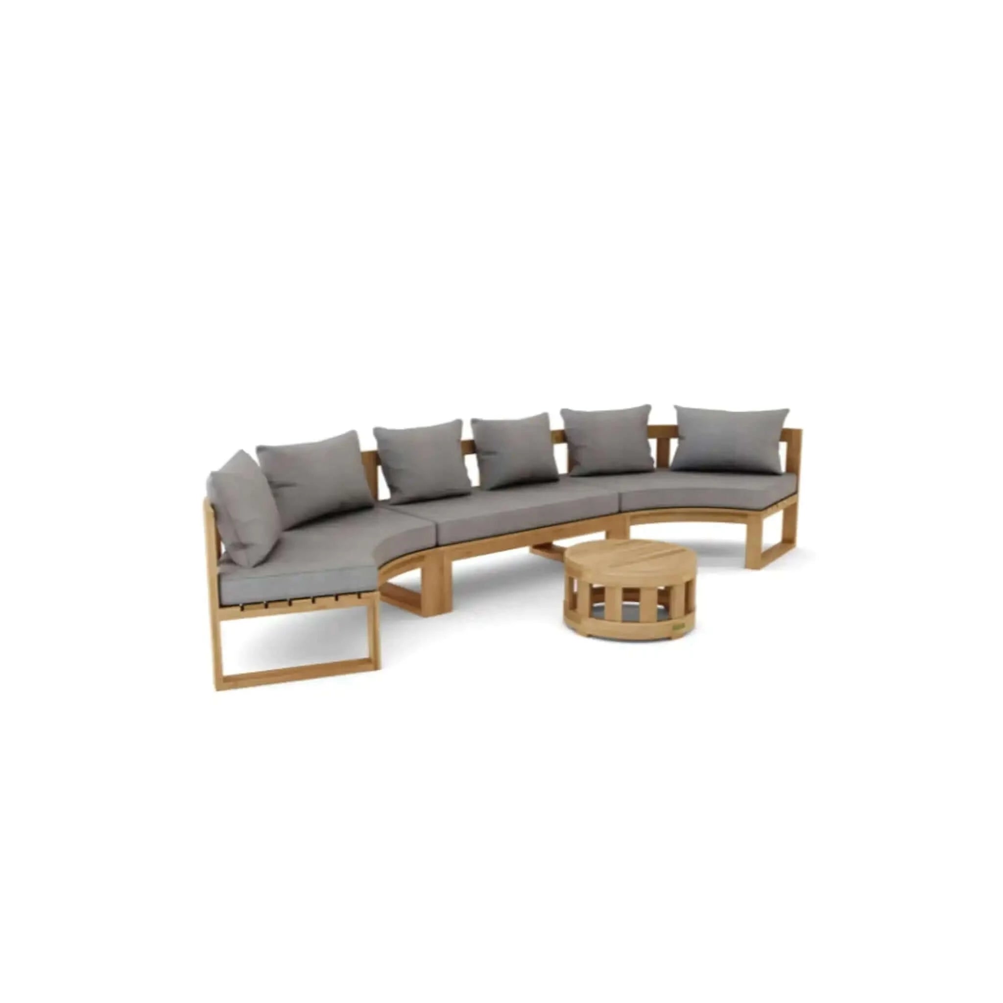 Anderson Teak Circular Modular Deep Seating Set 814