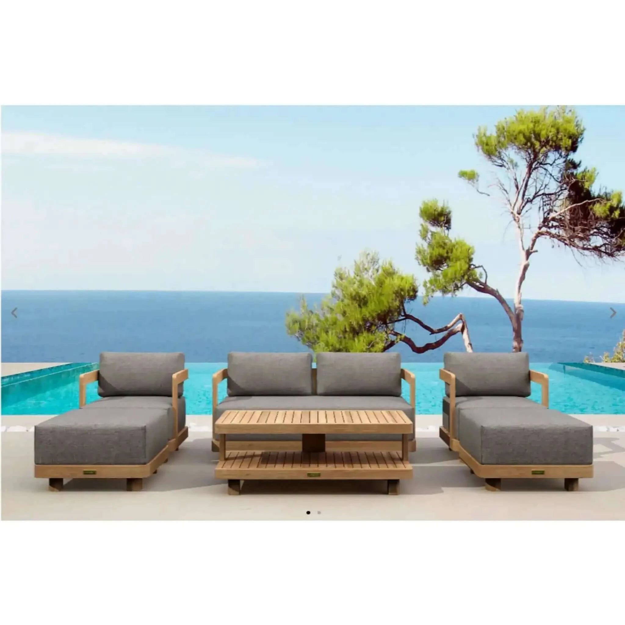 Anderson Teak 6-pc Granada Deep Seating Set 902