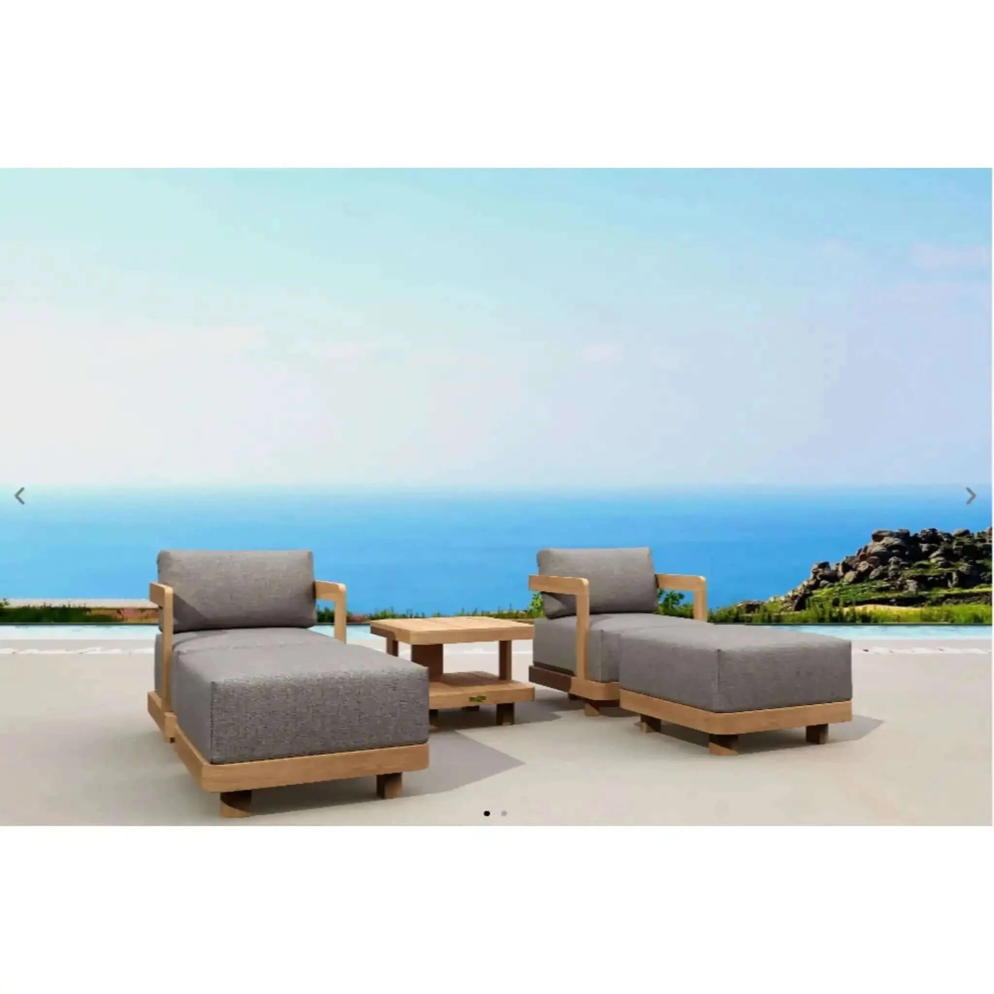 Anderson Teak 5-pc Granada Deep Seating Set 905