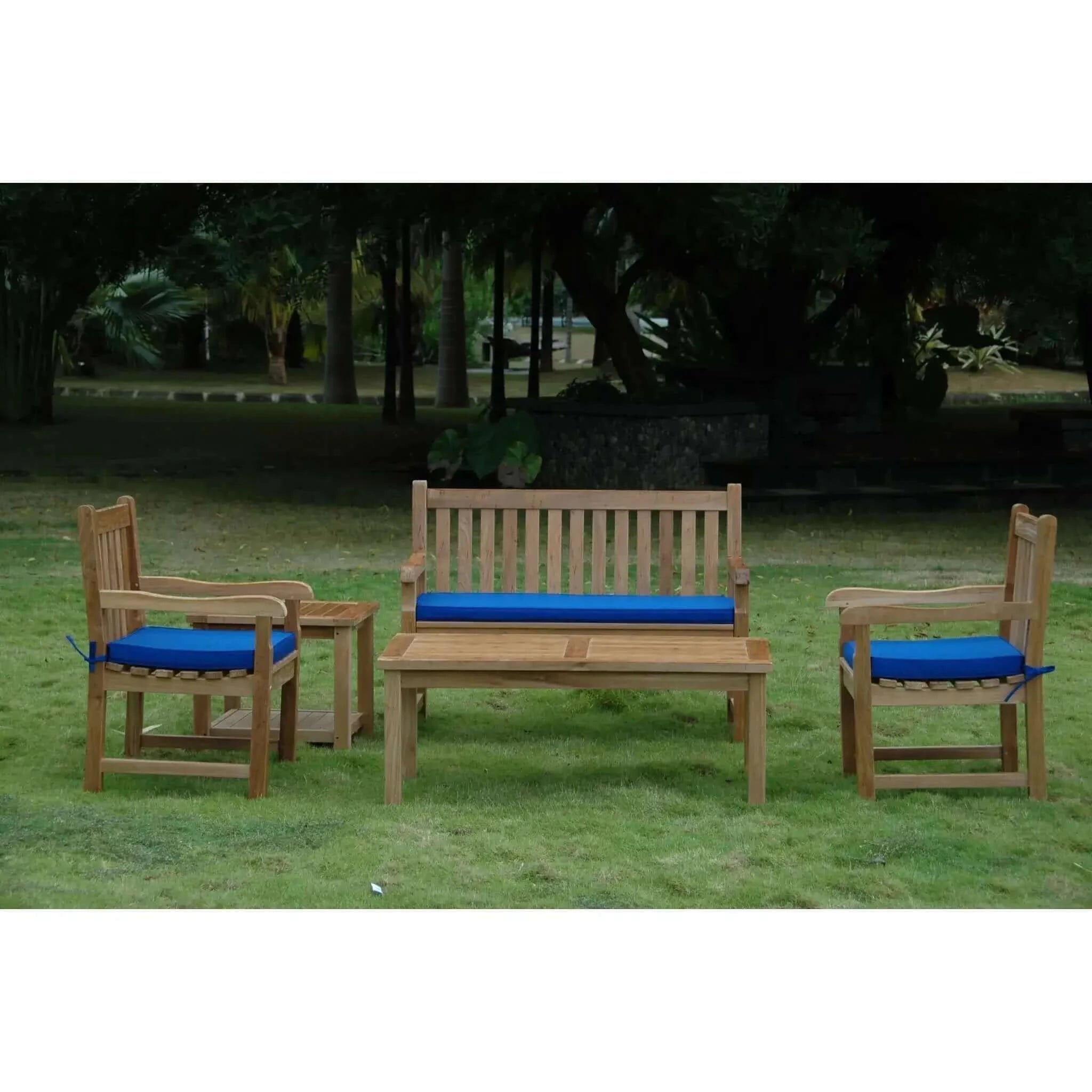 Anderson Teak Classic 2-Seater 5-Pieces Conversation Set-118