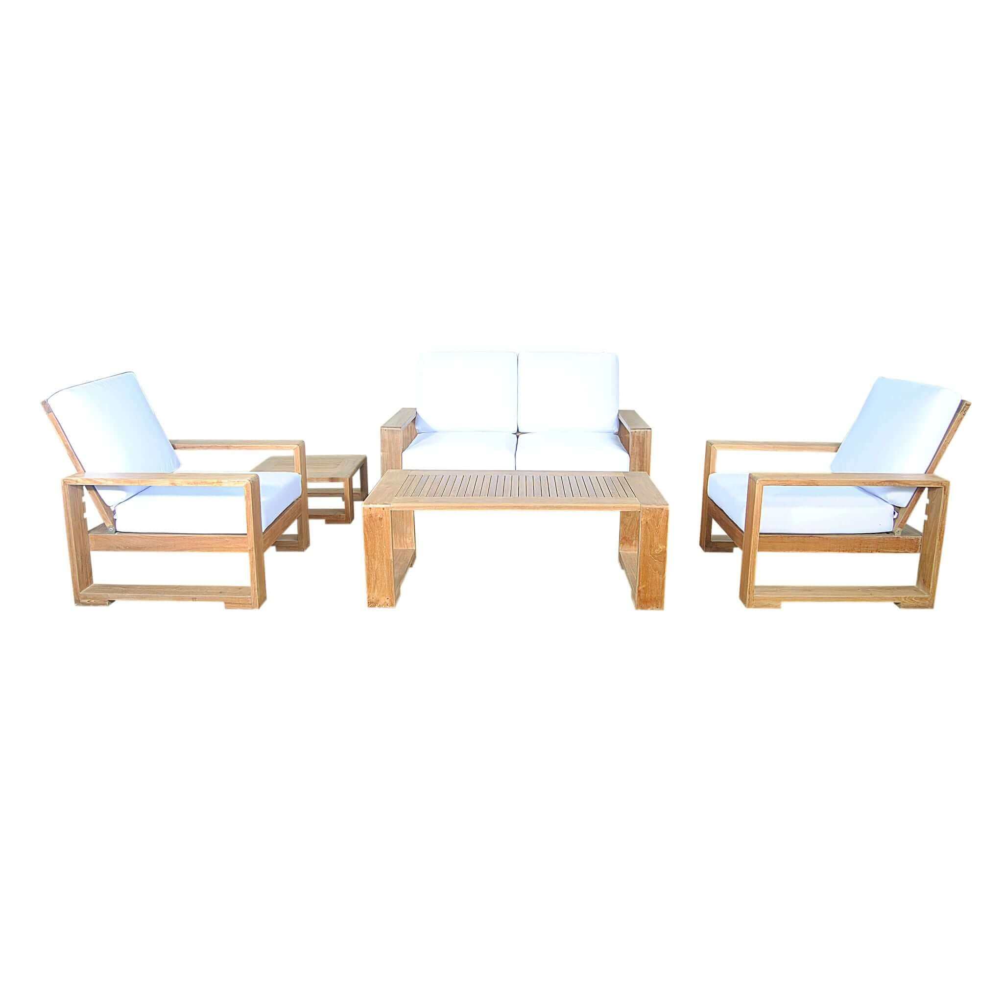 Anderson Teak Capistrano 5-Piece Deep Seating Loveseat Collection Set-141