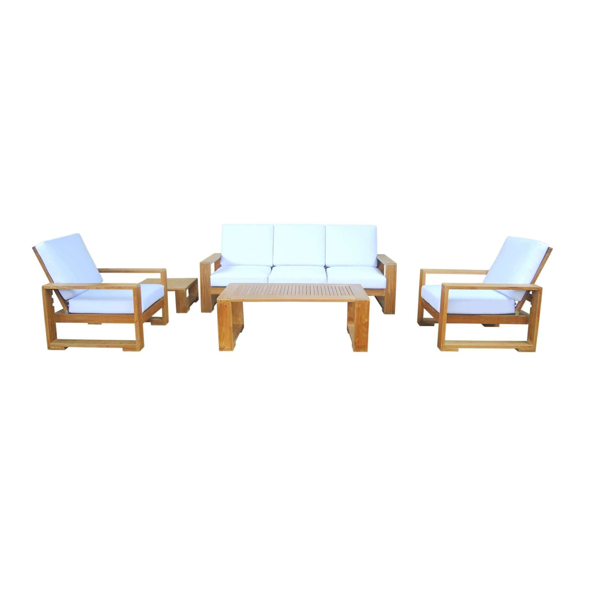 Anderson Teak Capistrano 5-Piece Deep Seating Sofa Collection Set-141