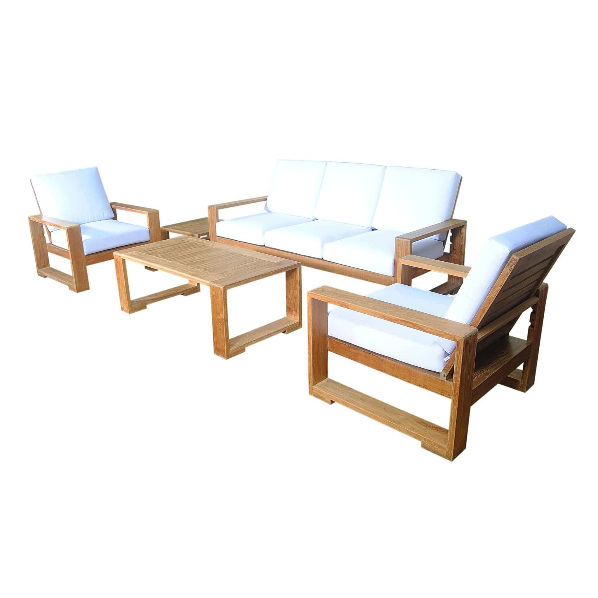 Anderson Teak Capistrano 5-Piece Deep Seating Sofa Collection Set-141