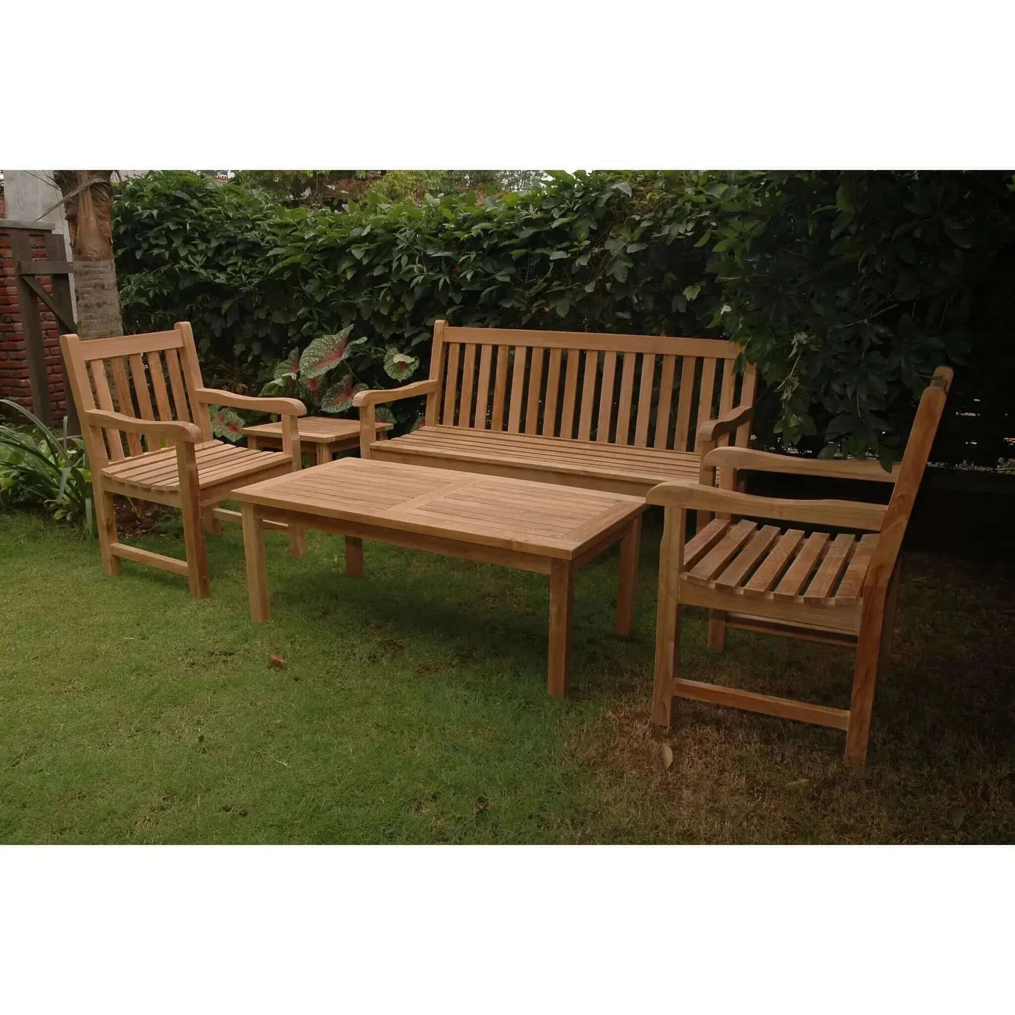 Anderson Teak Classic 3-Seater 5-Pieces Conversation Set-44