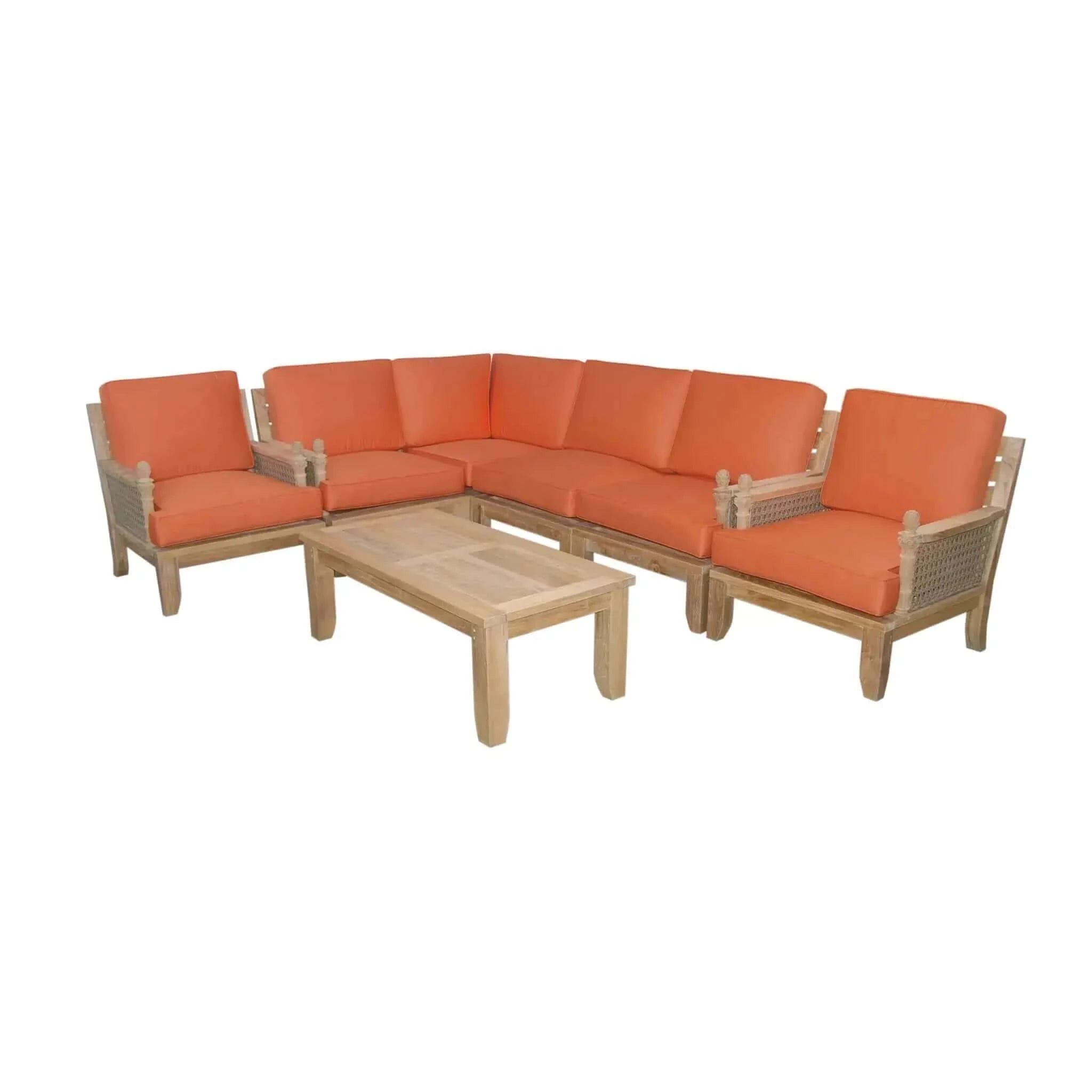 Anderson Teak Luxe 7-Pieces Modular Set-73