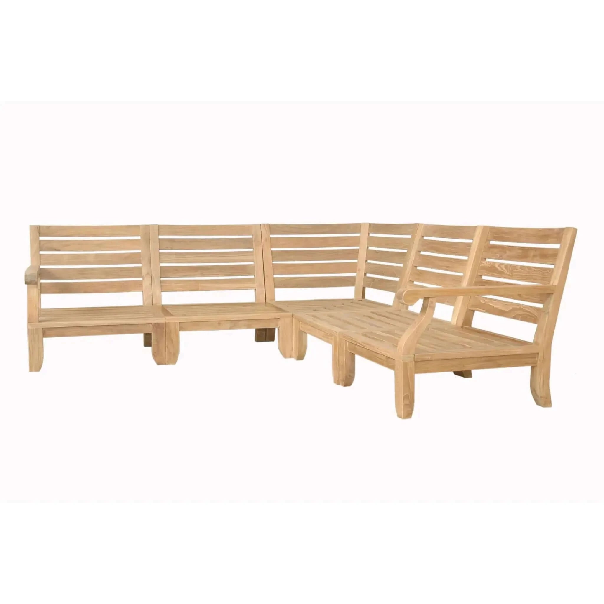 Anderson Teak Riviera Luxe 5-Pieces Modular Set-92