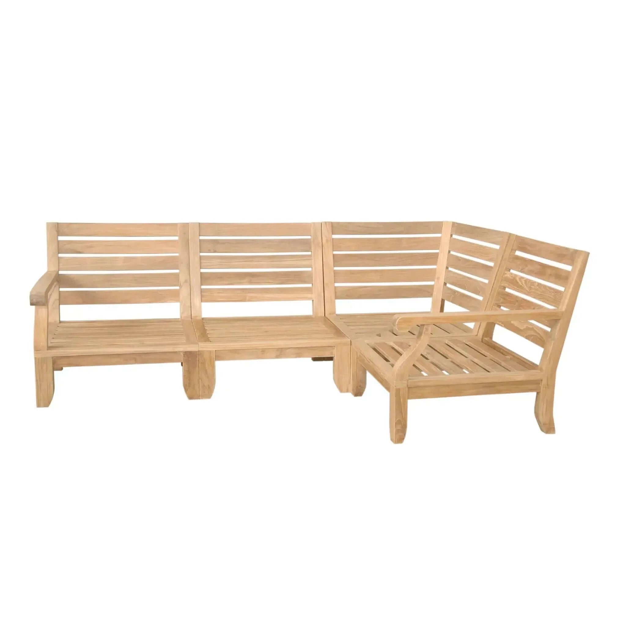 Anderson Teak Riviera Luxe 4-Pieces Modular Set-95