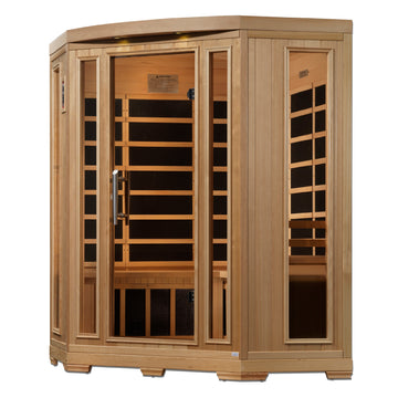 PRO 6 Rebecca 3 Per Corner Near Zero Emf Far Infrared Sauna