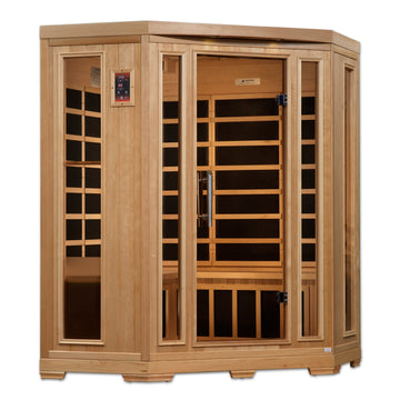 PRO 6 Rebecca 3 Per Corner Near Zero Emf Far Infrared Sauna