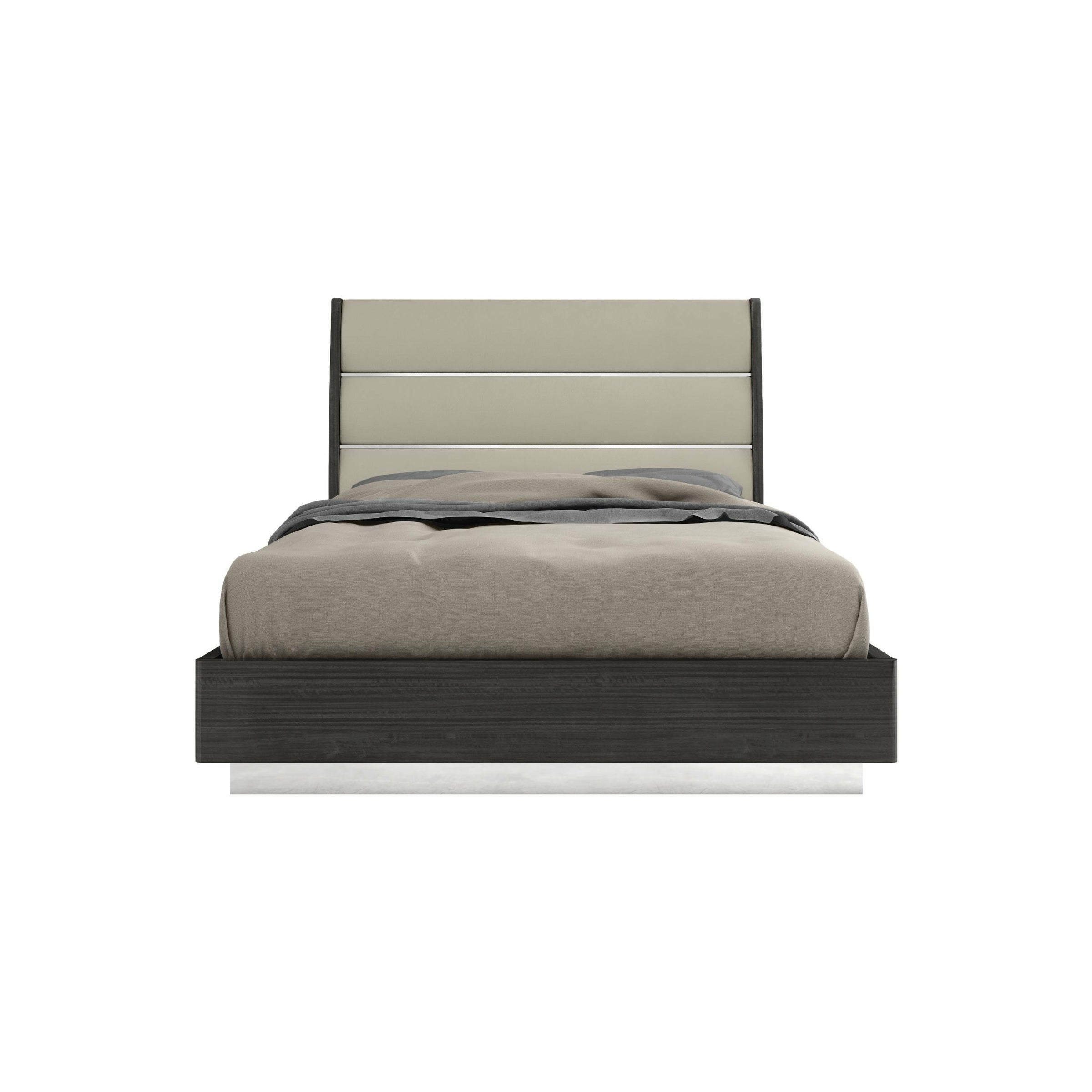 Whiteline Modern Living - Pino Bed Queen BQ1752-DGRY/LGRY