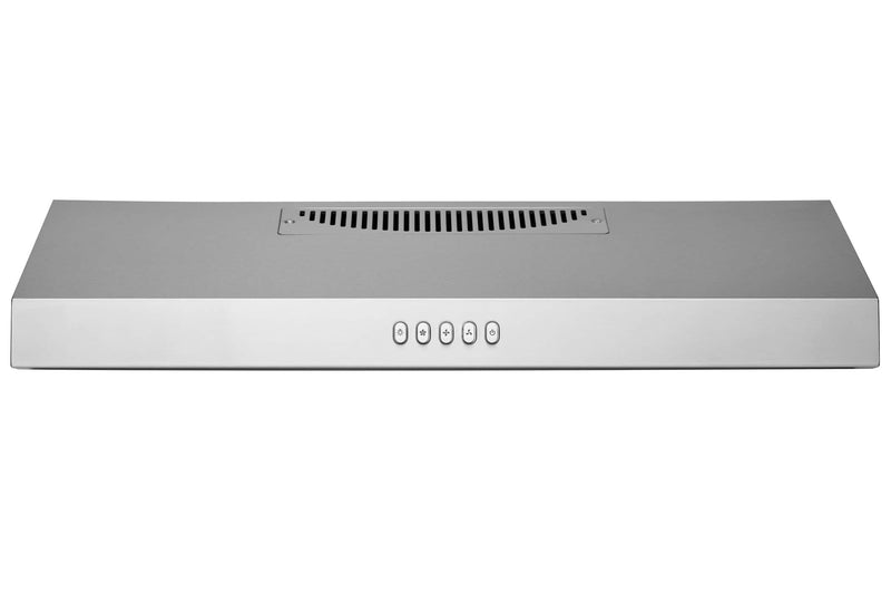 Hauslane 30-Inch Under Cabinet Push Button Range Hood with Aluminum Mesh Filters in Stainless Steel (UC-PS16SS-30)