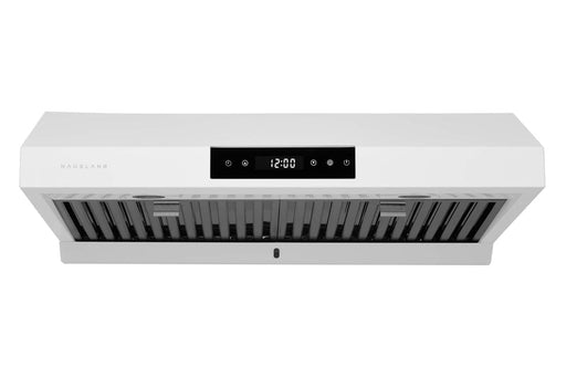 Hauslane 30-Inch Under Cabinet Touch Control Range Hood with Stainless Steel Filters (UC-PS18WHT-30)