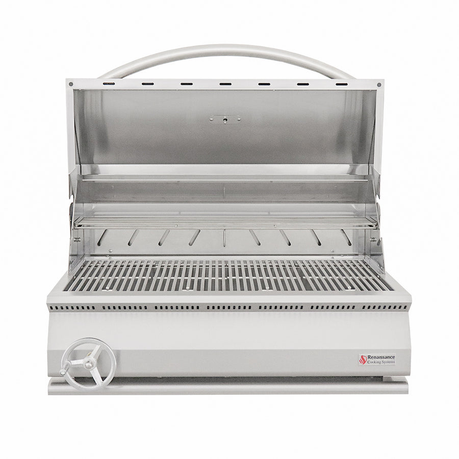 Renaissance 32" Premier Built-In Charcoal Grill - RJCC32A