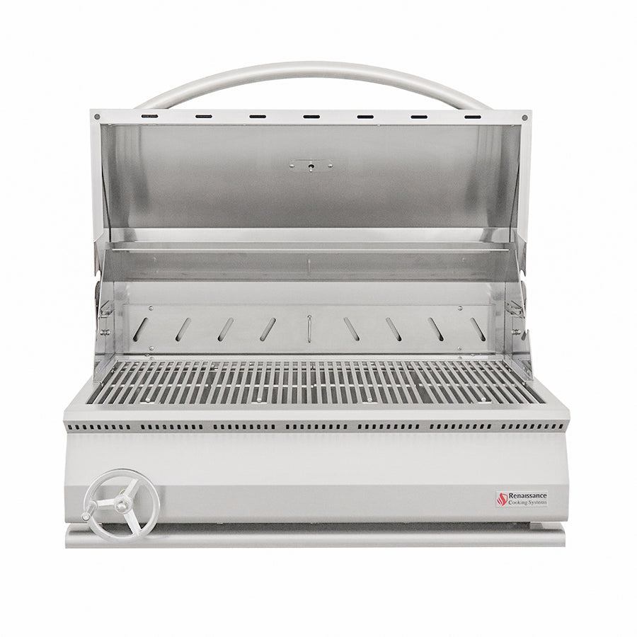 Renaissance 32" Premier Built-In Charcoal Grill - RJCC32A