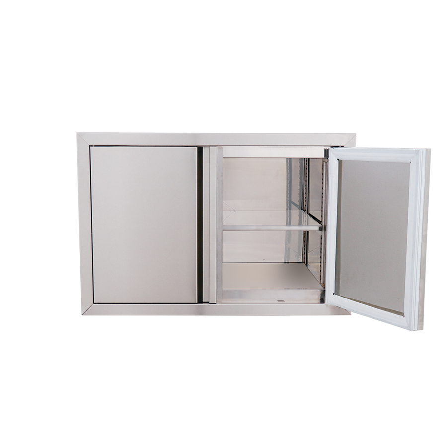 Renaissance Double Door with Pantry Shelves - Fully Enclosed - VDP1