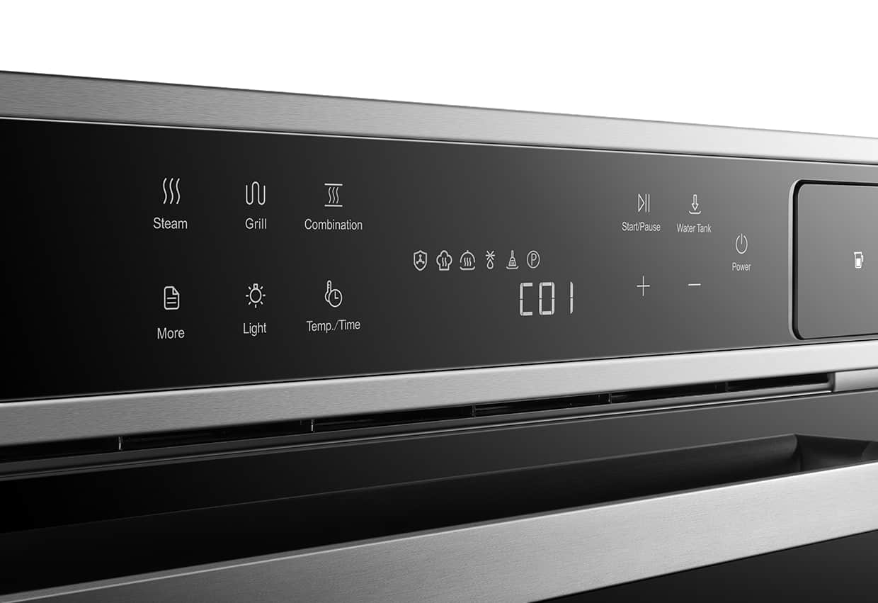 ROBAM 30-Inch Built-In Convection Wall Oven with Air Fry & Steam Cooking in Stainless Steel (CQ762S)