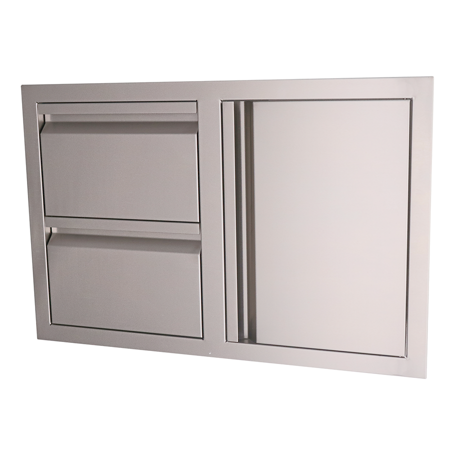 Renaissance Double Drawers with Single Door Combo - VDC1